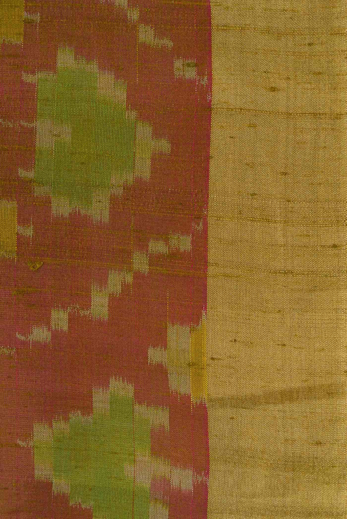 Maroon Dual Tone Raw Silk Saree - Image 3