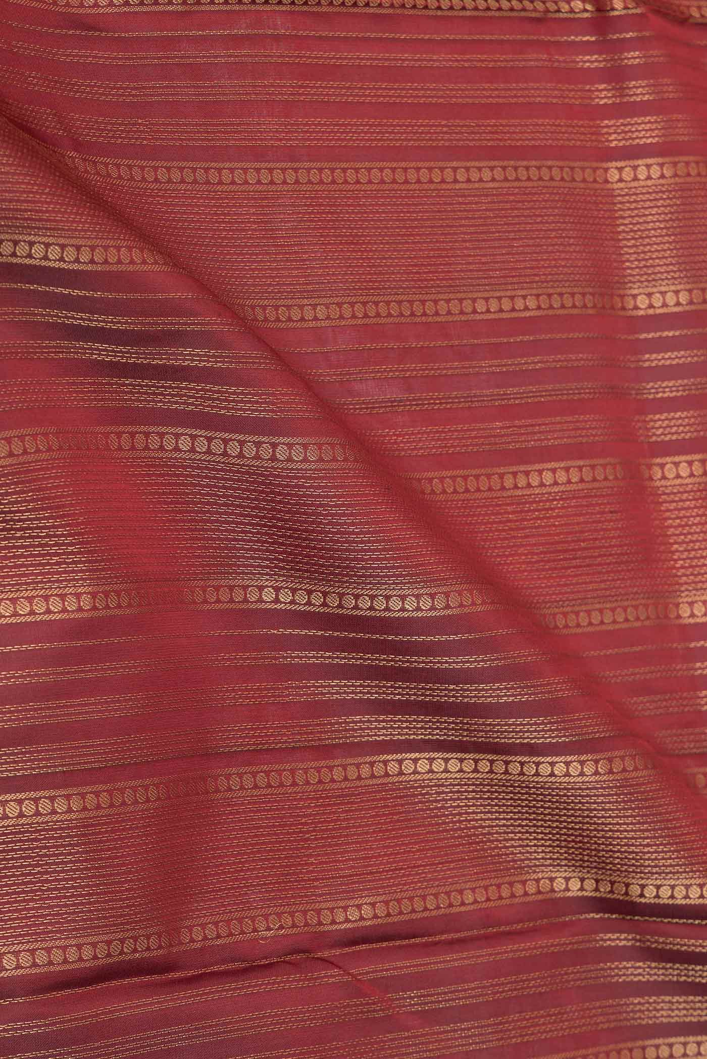 Maroon Dual Tone Soft Silk Saree - Image 2