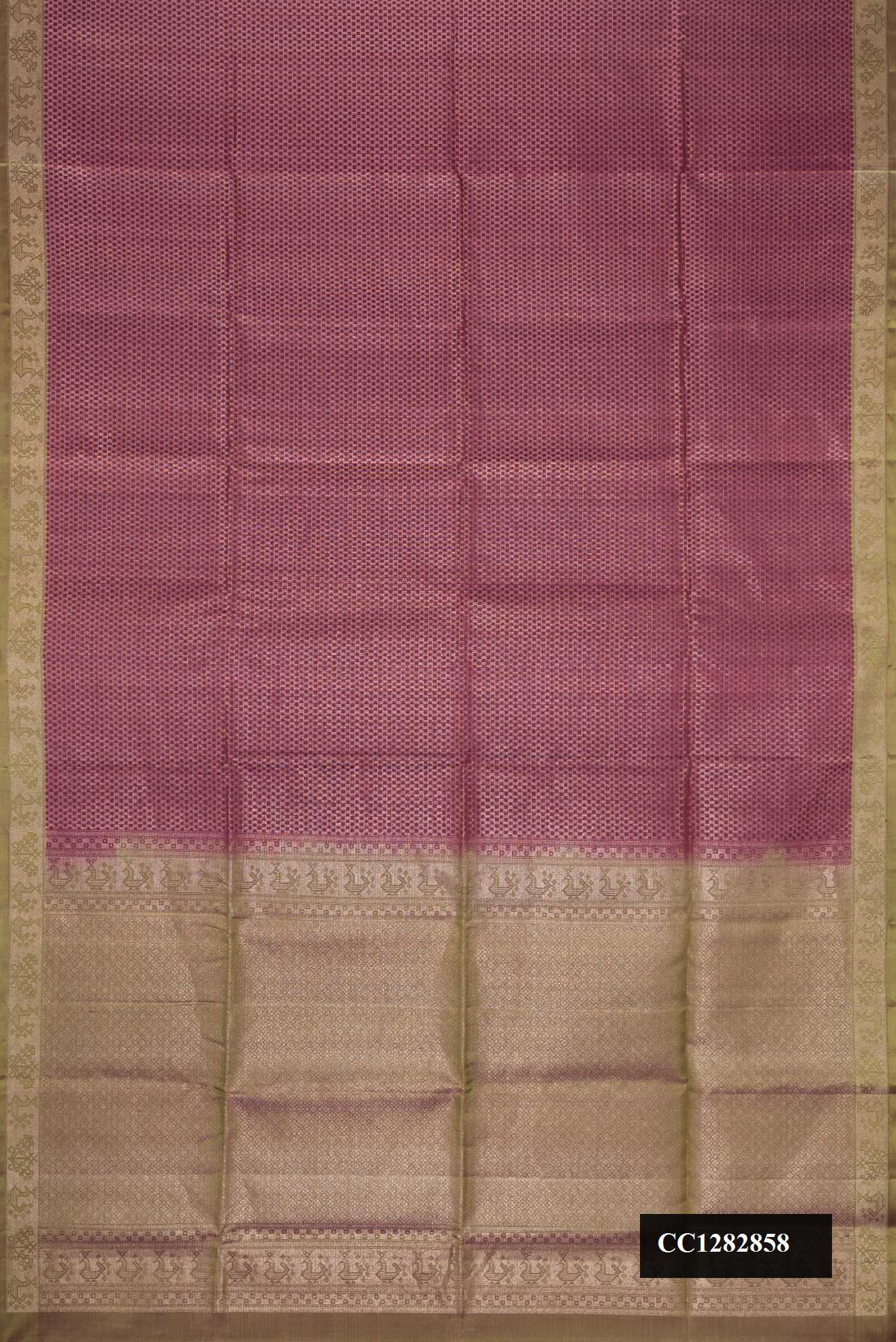 Maroon Dual Tone Soft Silk Saree