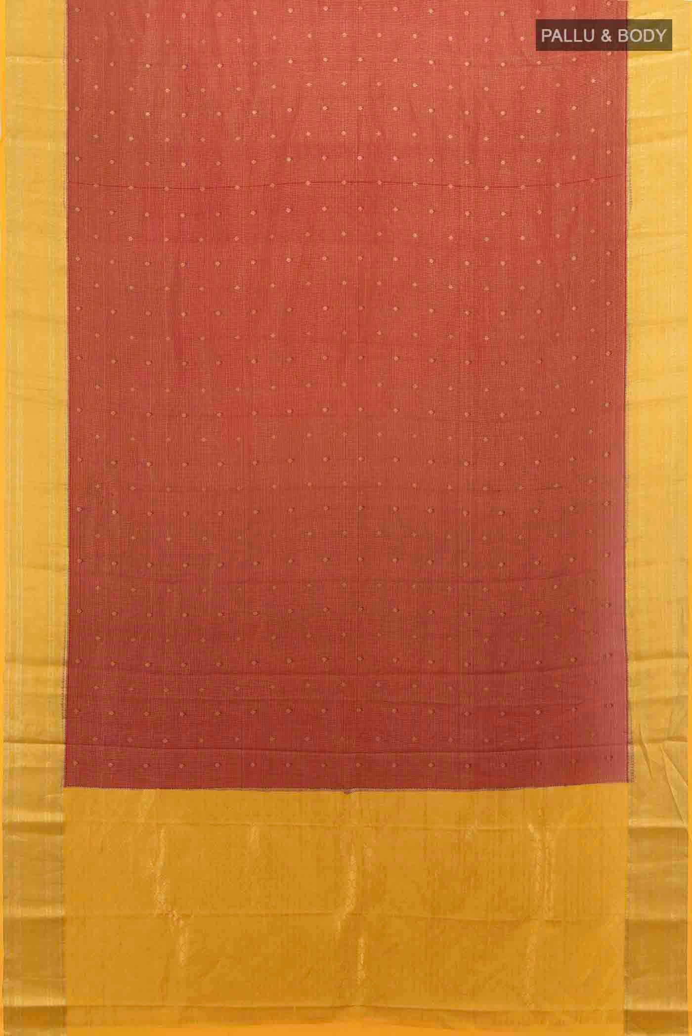 Maroon Georgette Saree - Image 5
