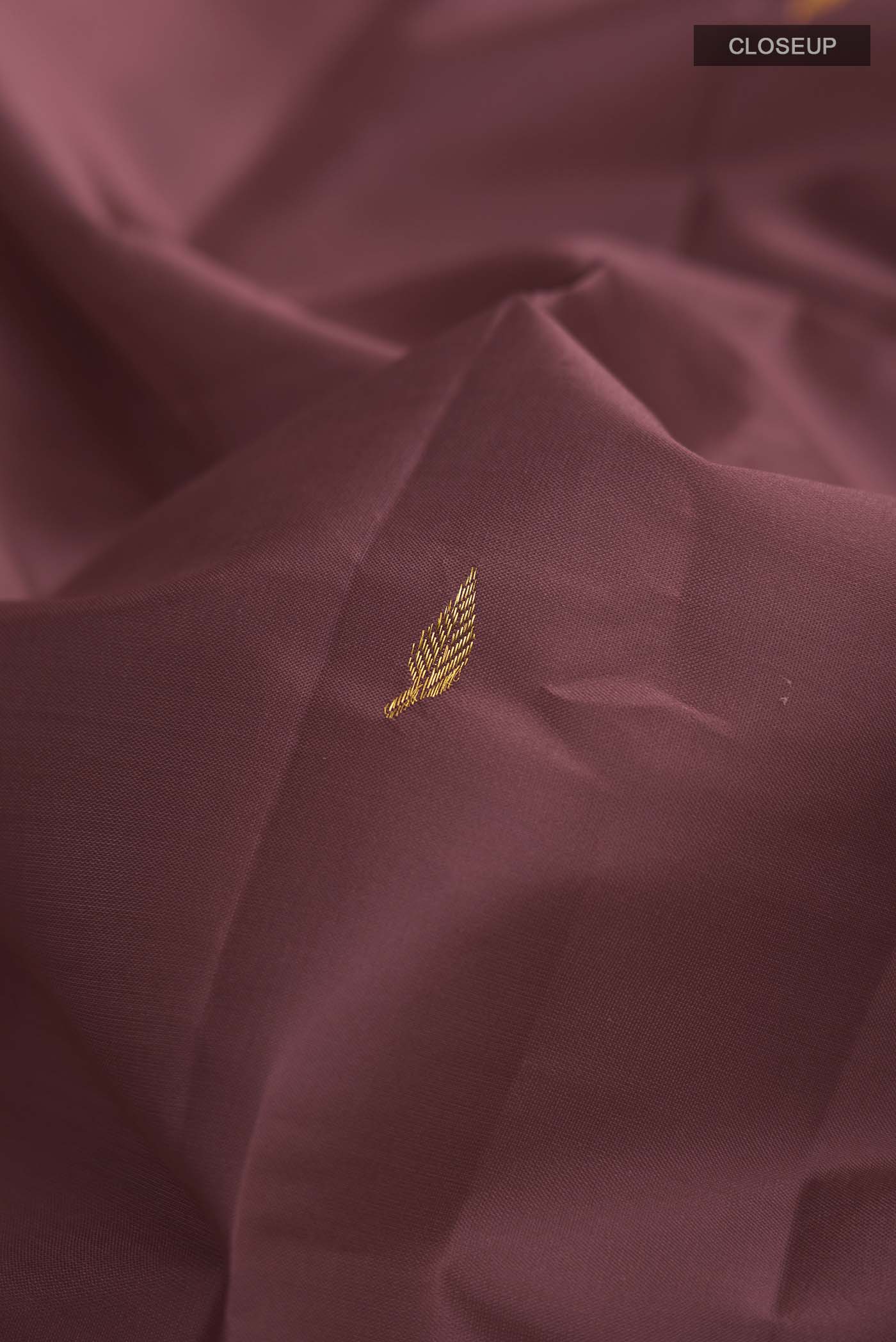 Coffee Brown Kanjivaram Silk Saree - Image 2