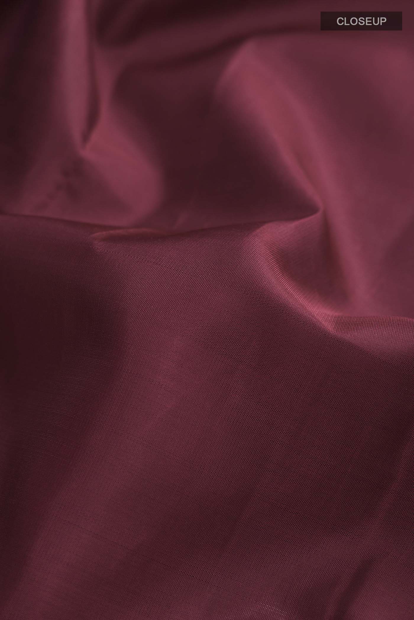 Maroon Kanchipuram Silk Saree - Image 2