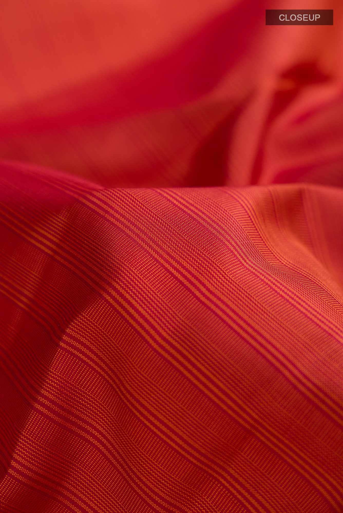 Maroon Kanchipuram Silk Saree - Image 3