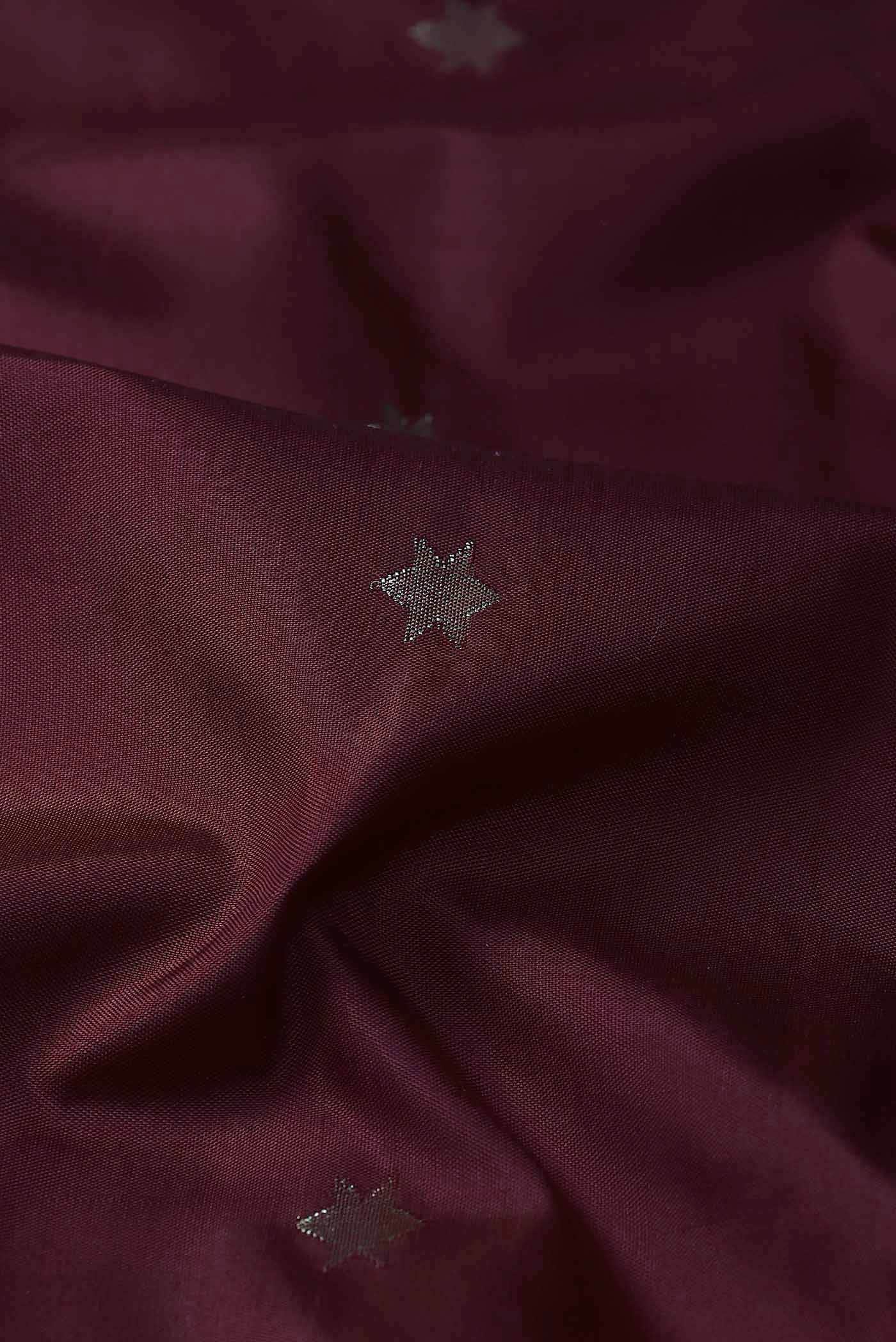 Pure Silk Pure Zari Maroon Paithani Saree - Image 3