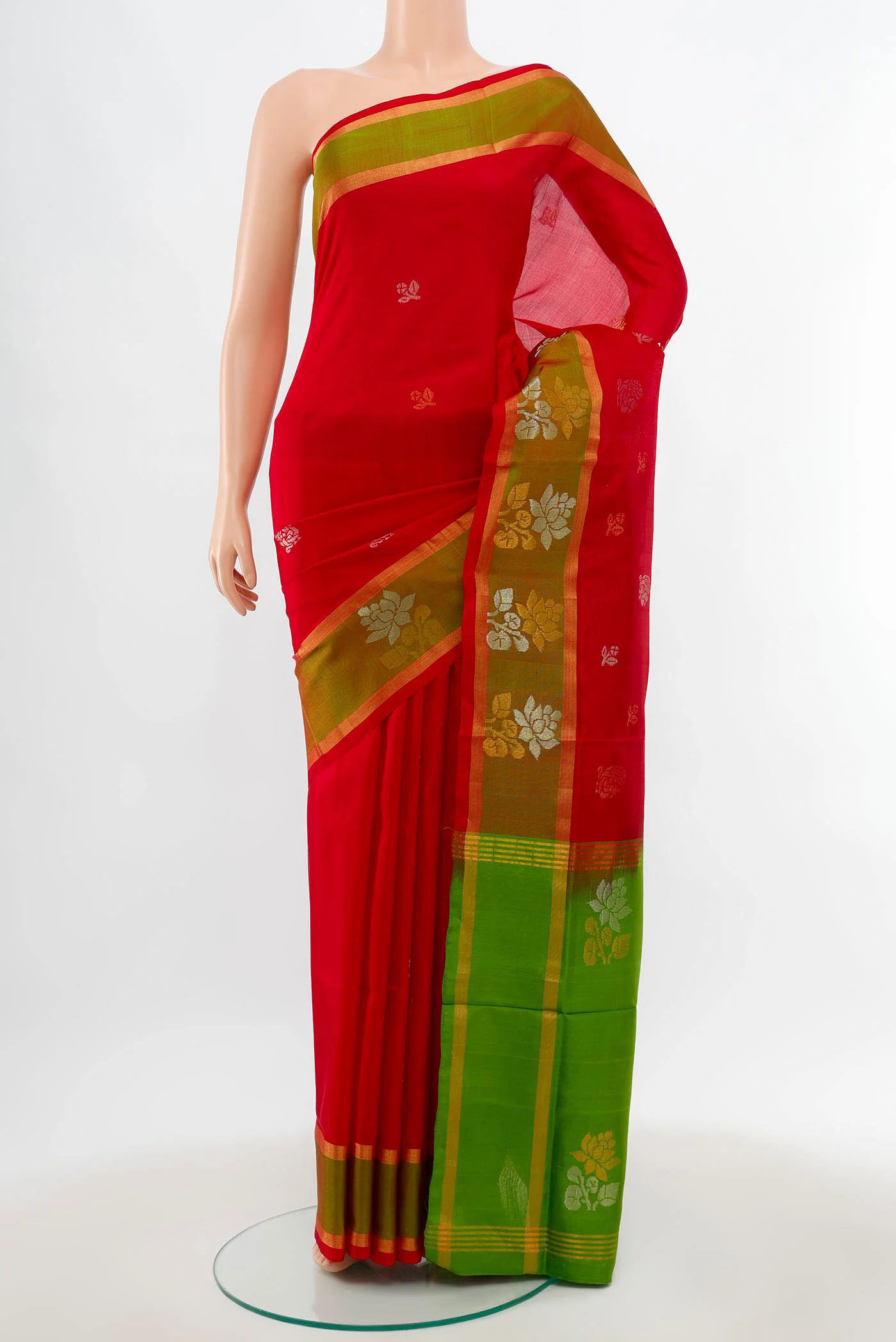 Red Uppada Silk Saree