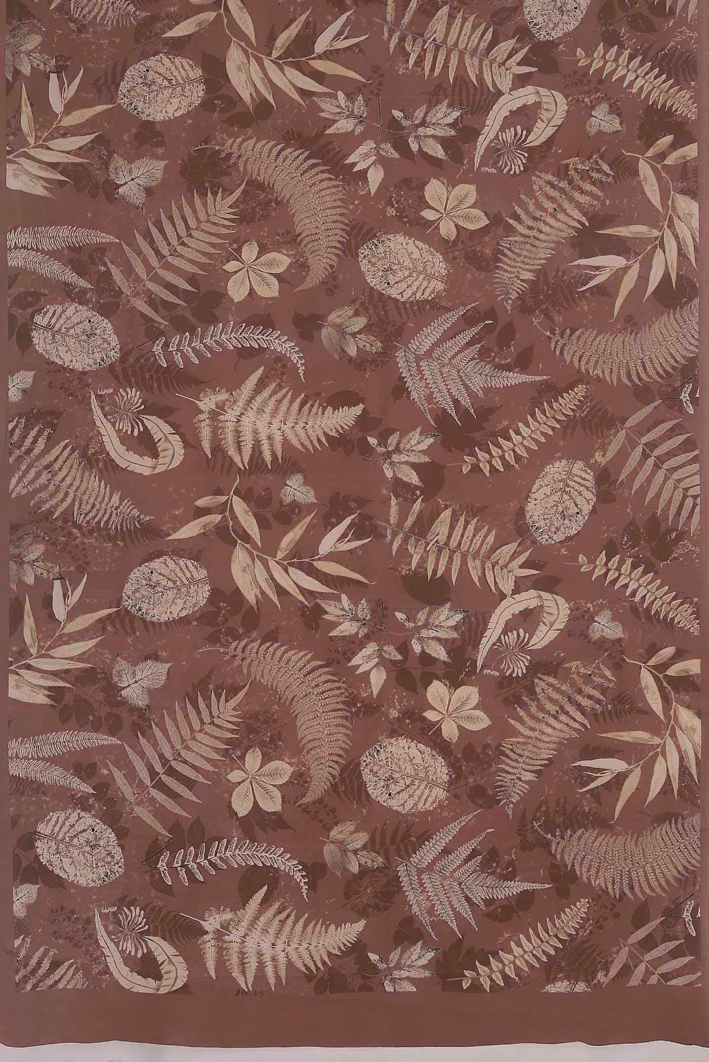 Mauve Crepe Saree - Image 4