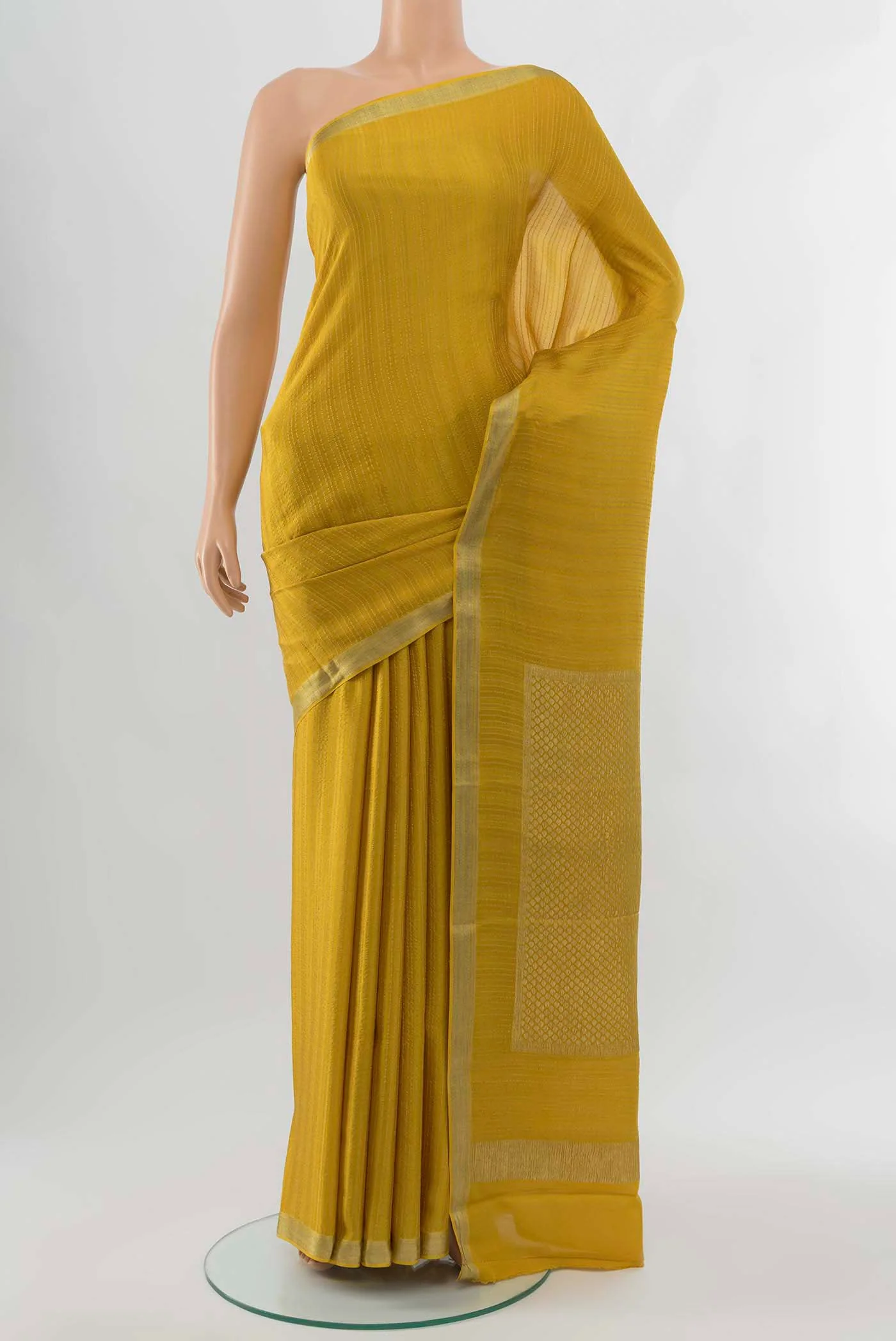Mehandi Green Georgette Saree
