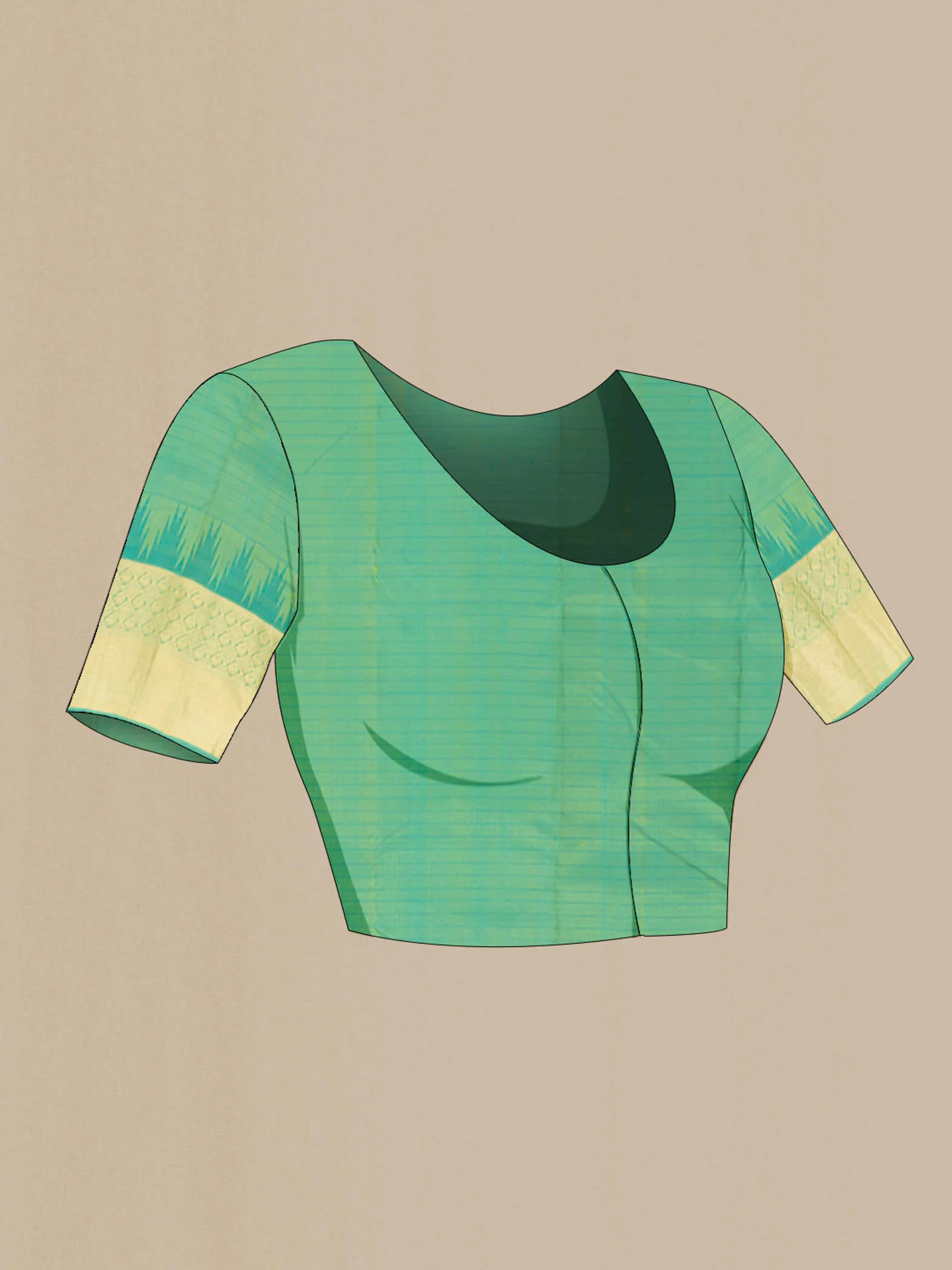 Mehandi Green Kanchipuram Silk Saree - Image 4