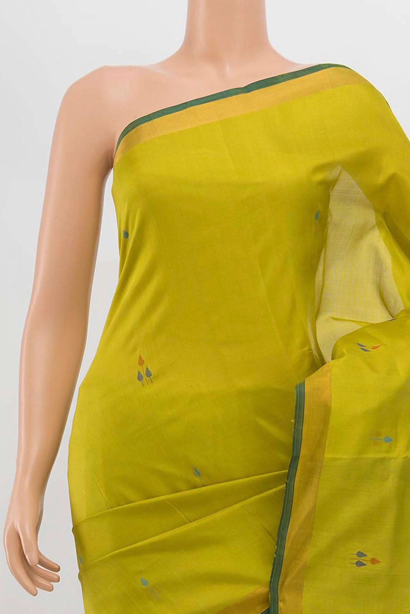 Mehandi Green Uppada Silk Saree - Image 2