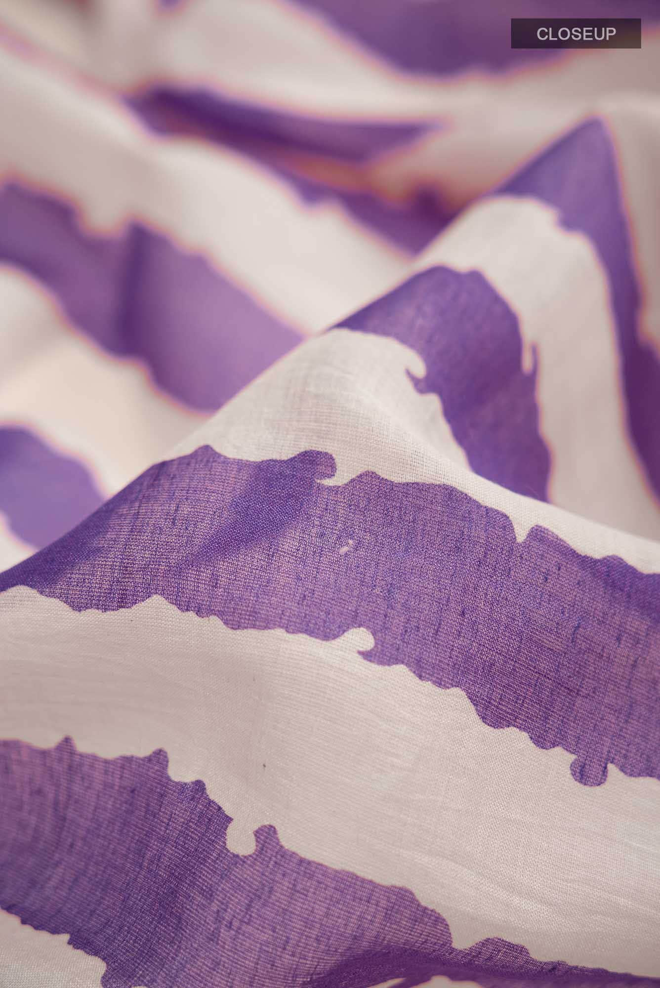 Multi Bhagalpuri Tussar Silk Saree - Image 2