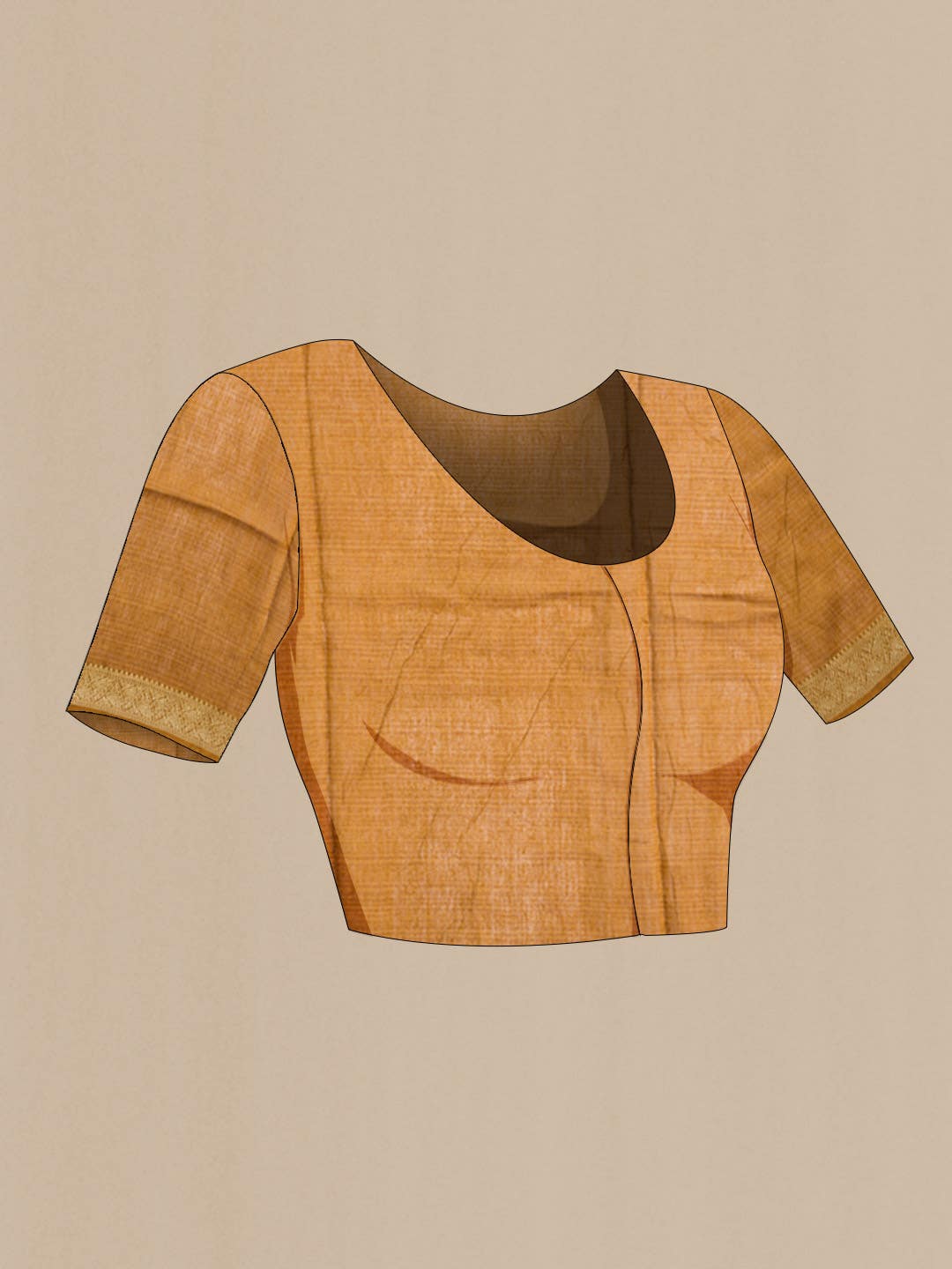 Multi Bhagalpuri Tussar Silk Saree - Image 5