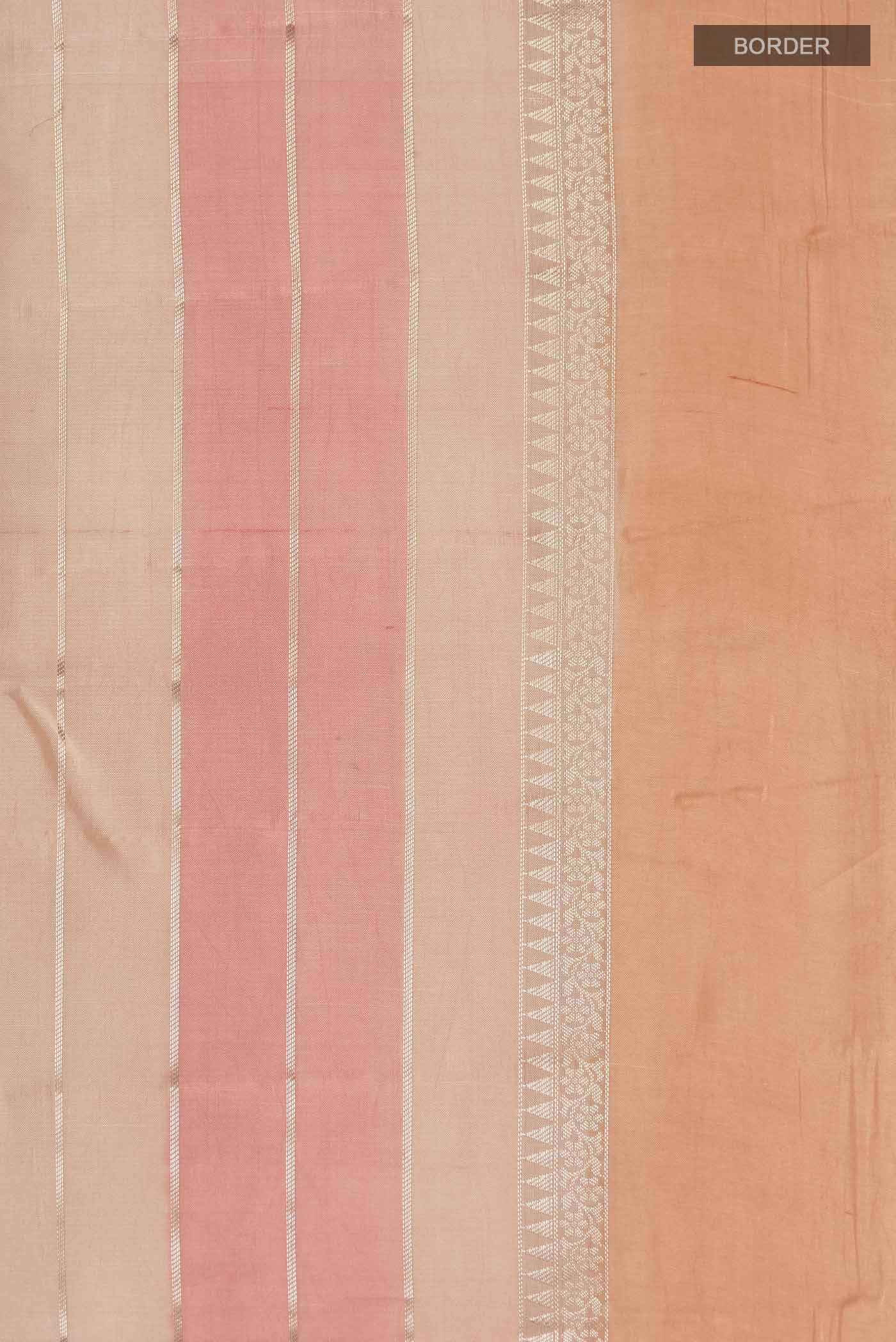 Multi Color Banarasi Raw Silk Saree - Image 3