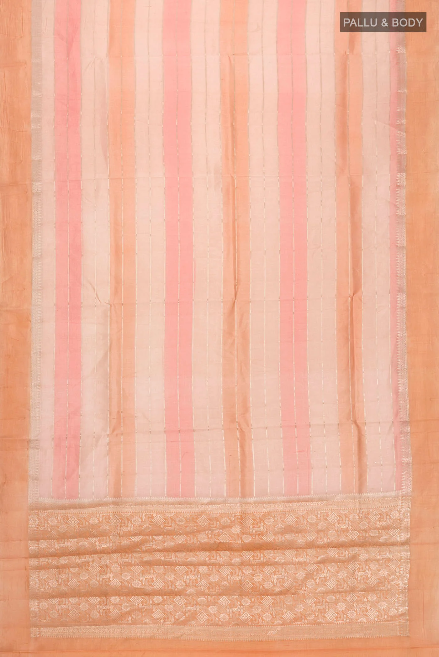 Multi Color Banarasi Raw Silk Saree - Image 5