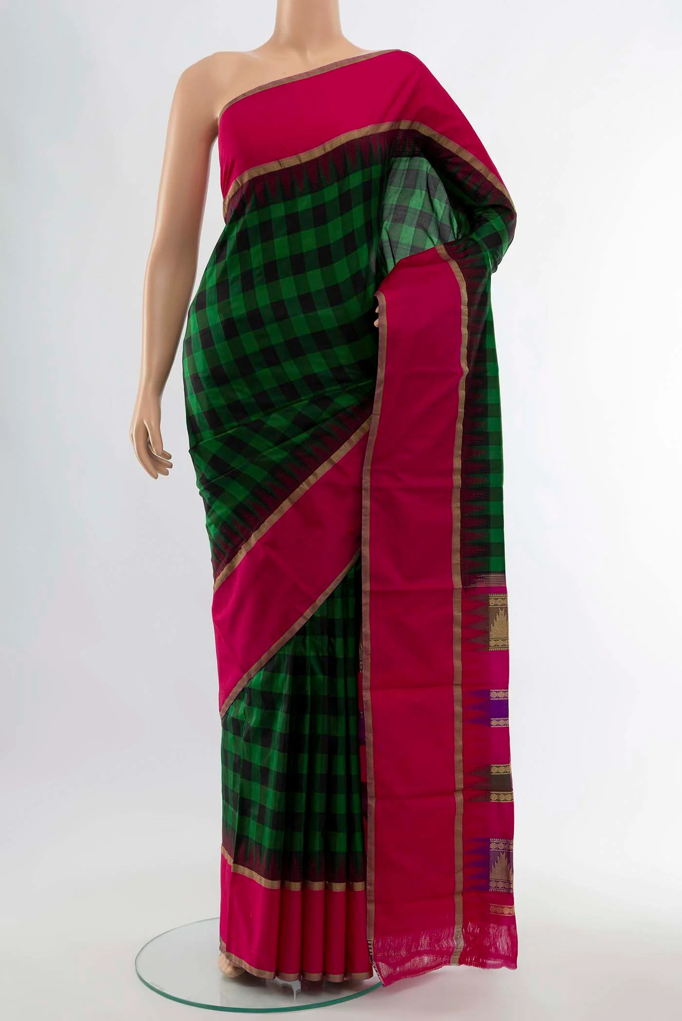 Multi Color Bangalore Silk - kadyal Saree