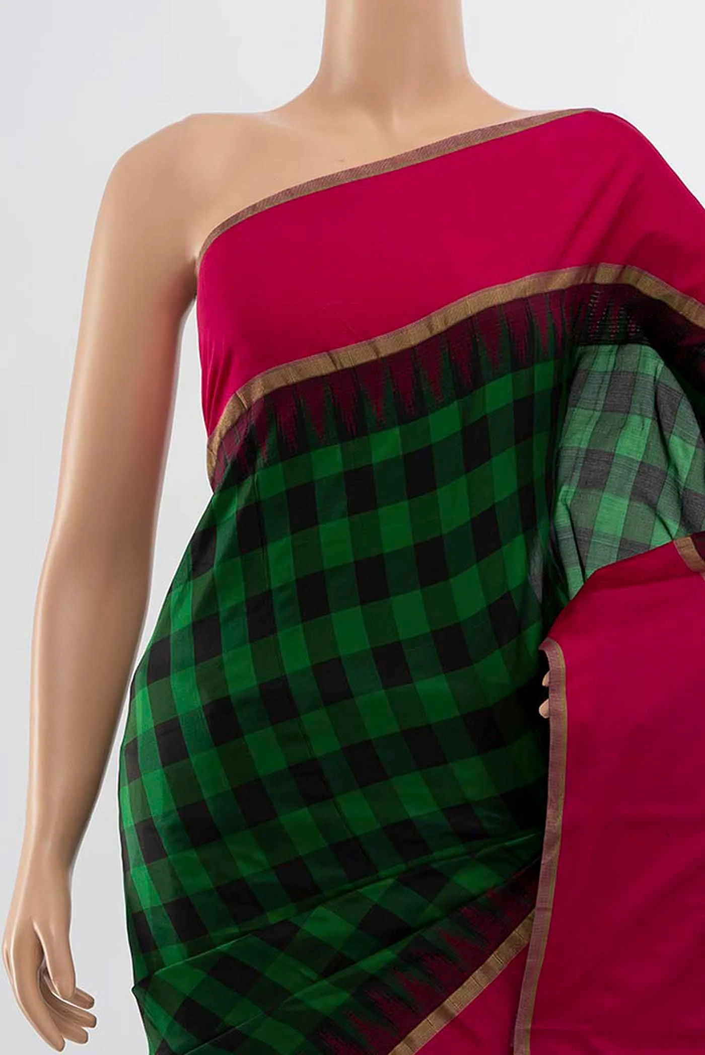 Multi Color Bangalore Silk - kadyal Saree - Image 2