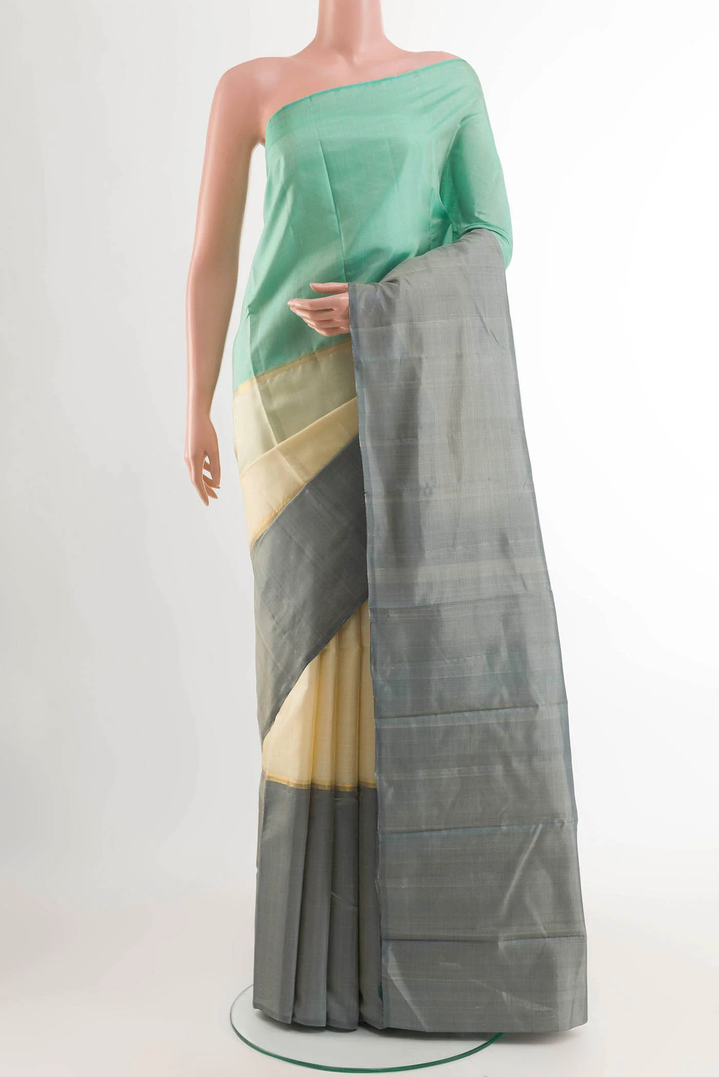 Multi Color Kanjivaram Silk Saree