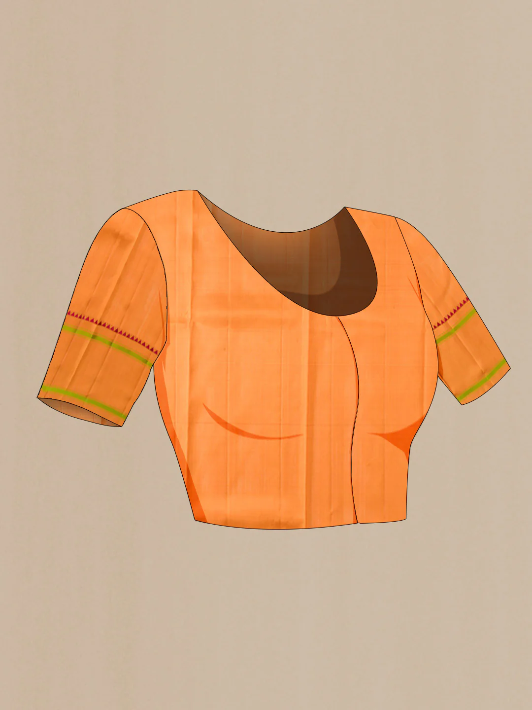 Multi Kanjivaram Silk Saree - Image 5