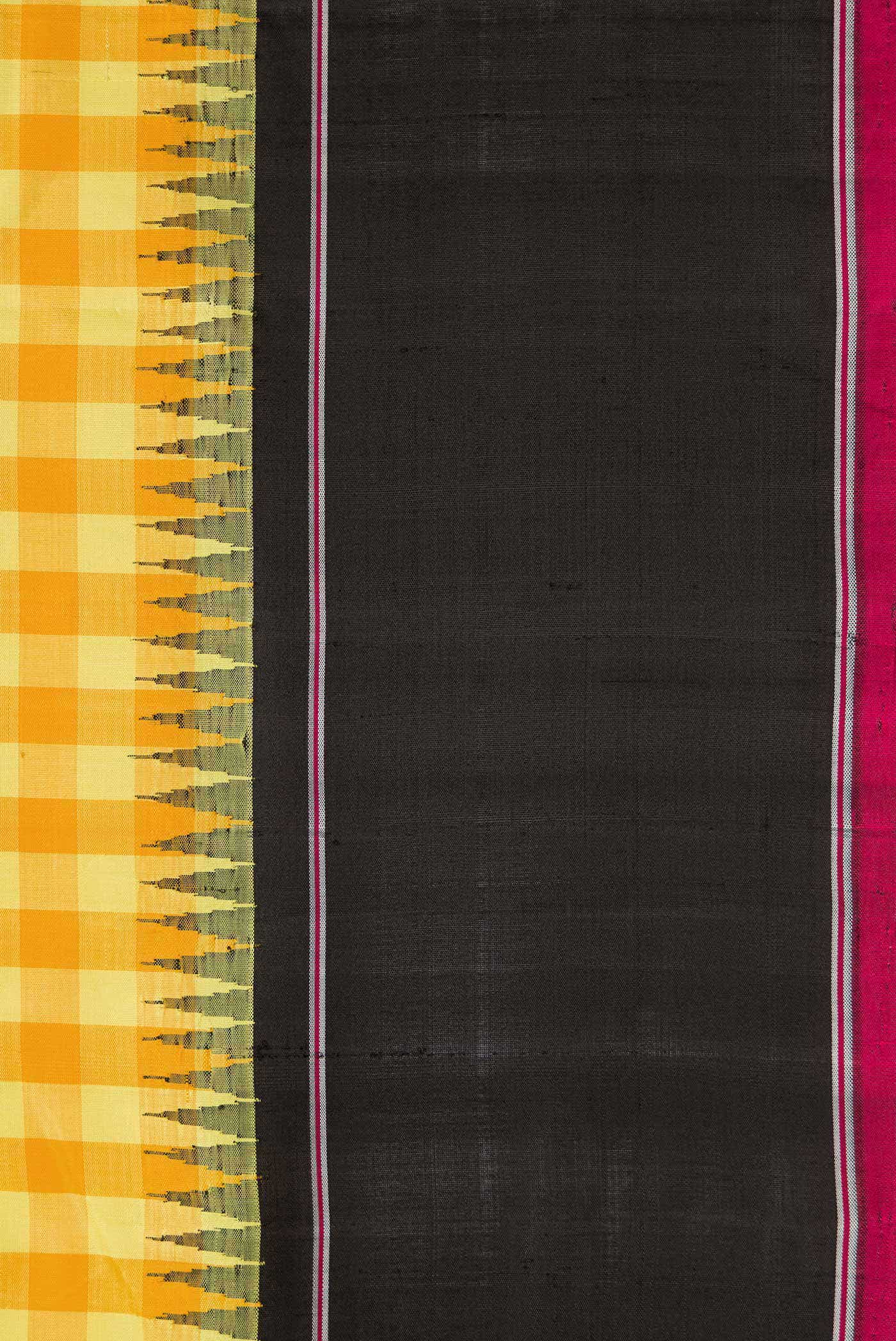 Multi Kanchipuram Silk Saree - Image 11