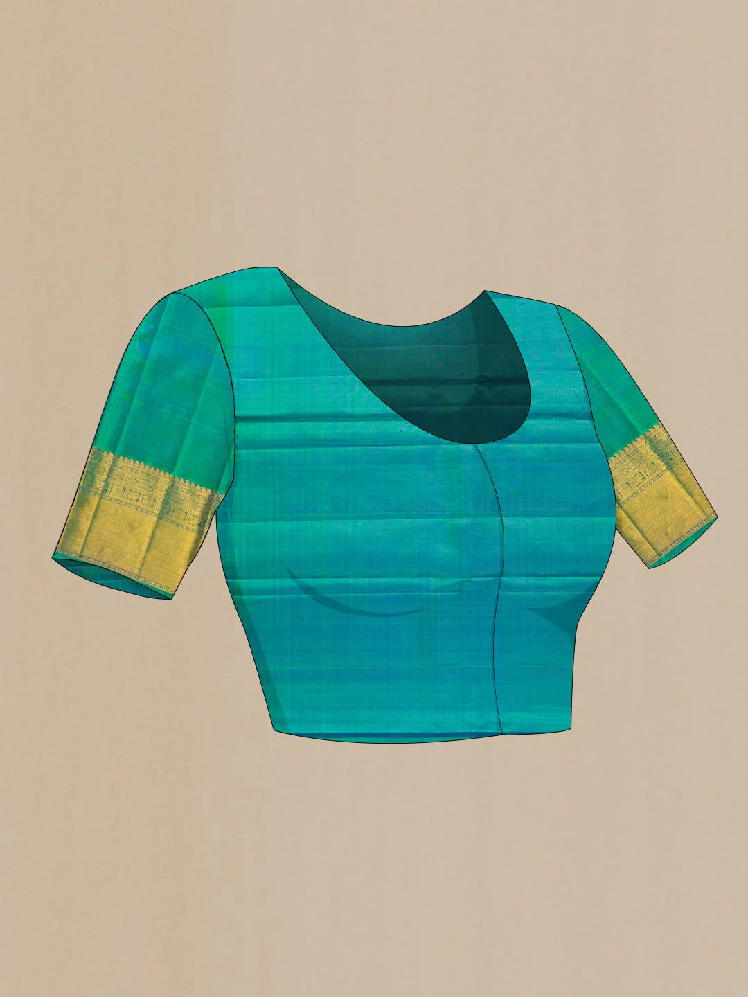 Multi Kanjivaram Silk Saree - Image 6