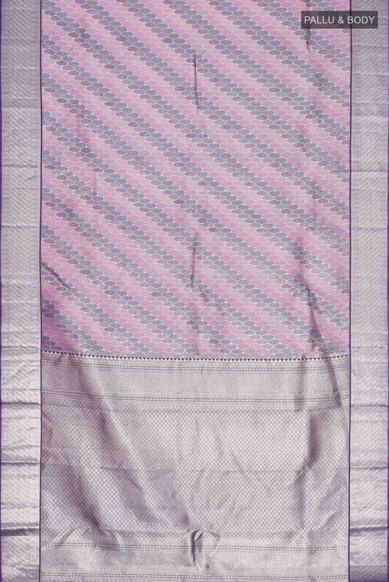 Multi Kanchipuram Silk Saree - Image 4