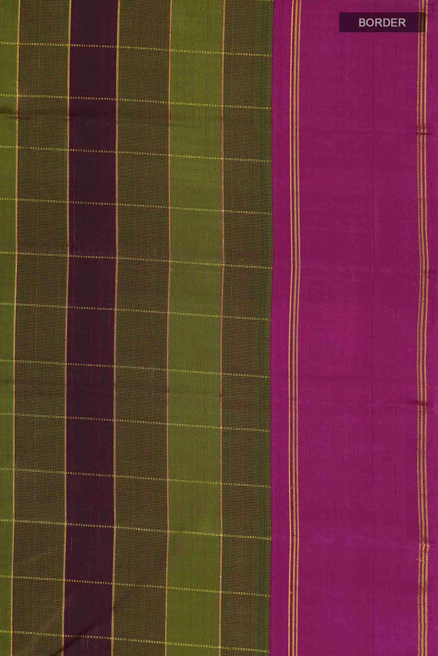 Multi Kanchipuram Silk Saree - Image 5
