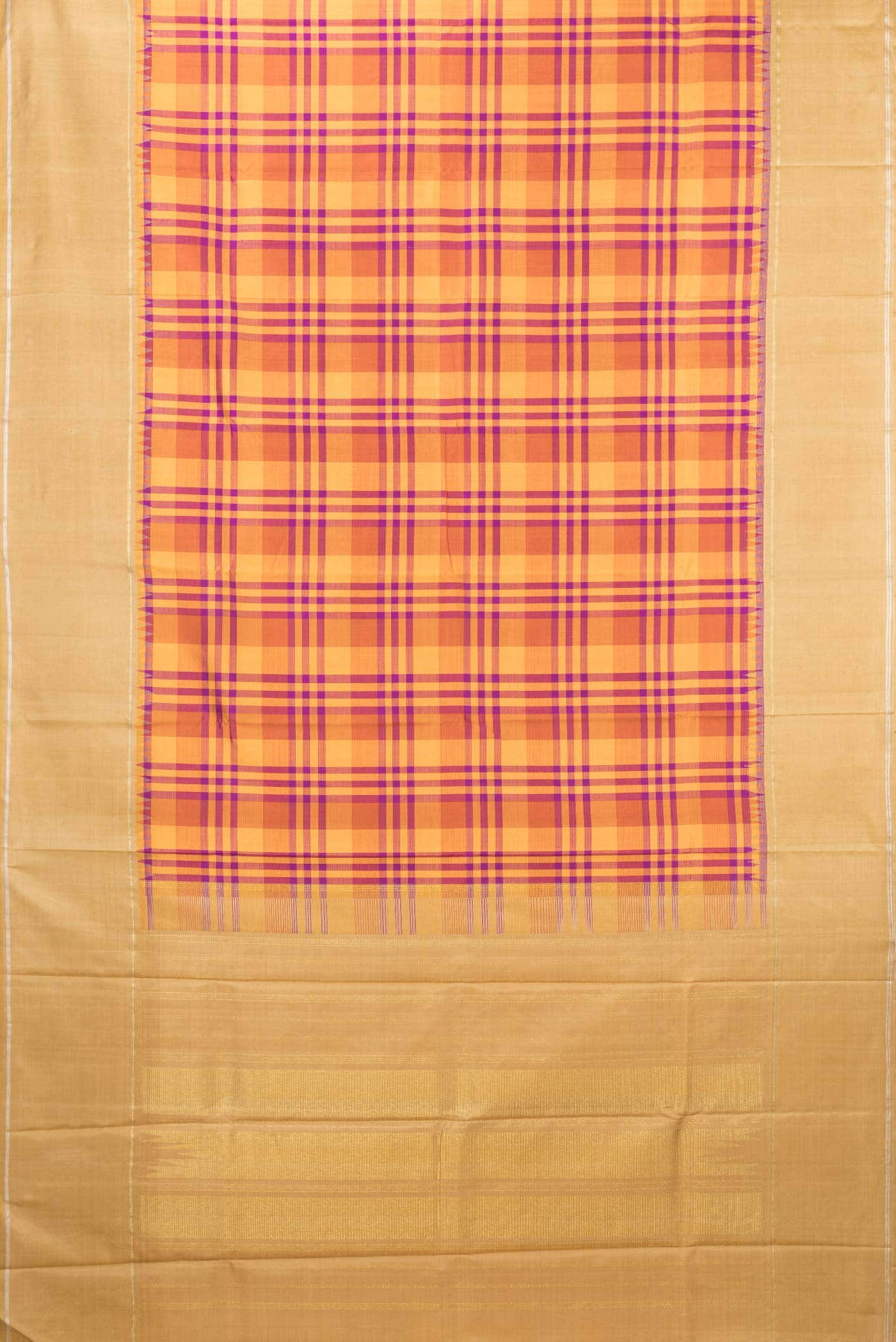 Pure Silk Pure Zari Multi Kanjivaram Saree - Image 4