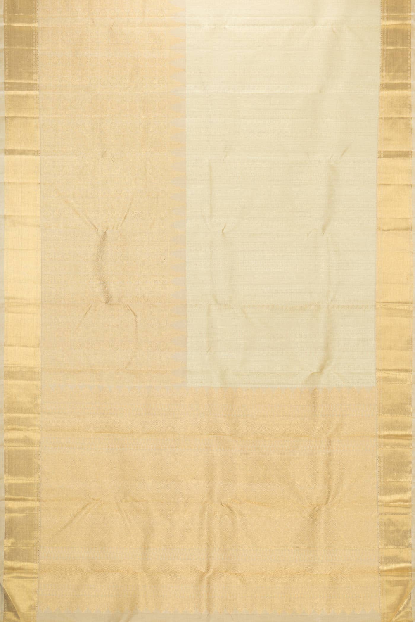Pure Silk Pure Zari Multi Kanjivaram Saree - Image 4