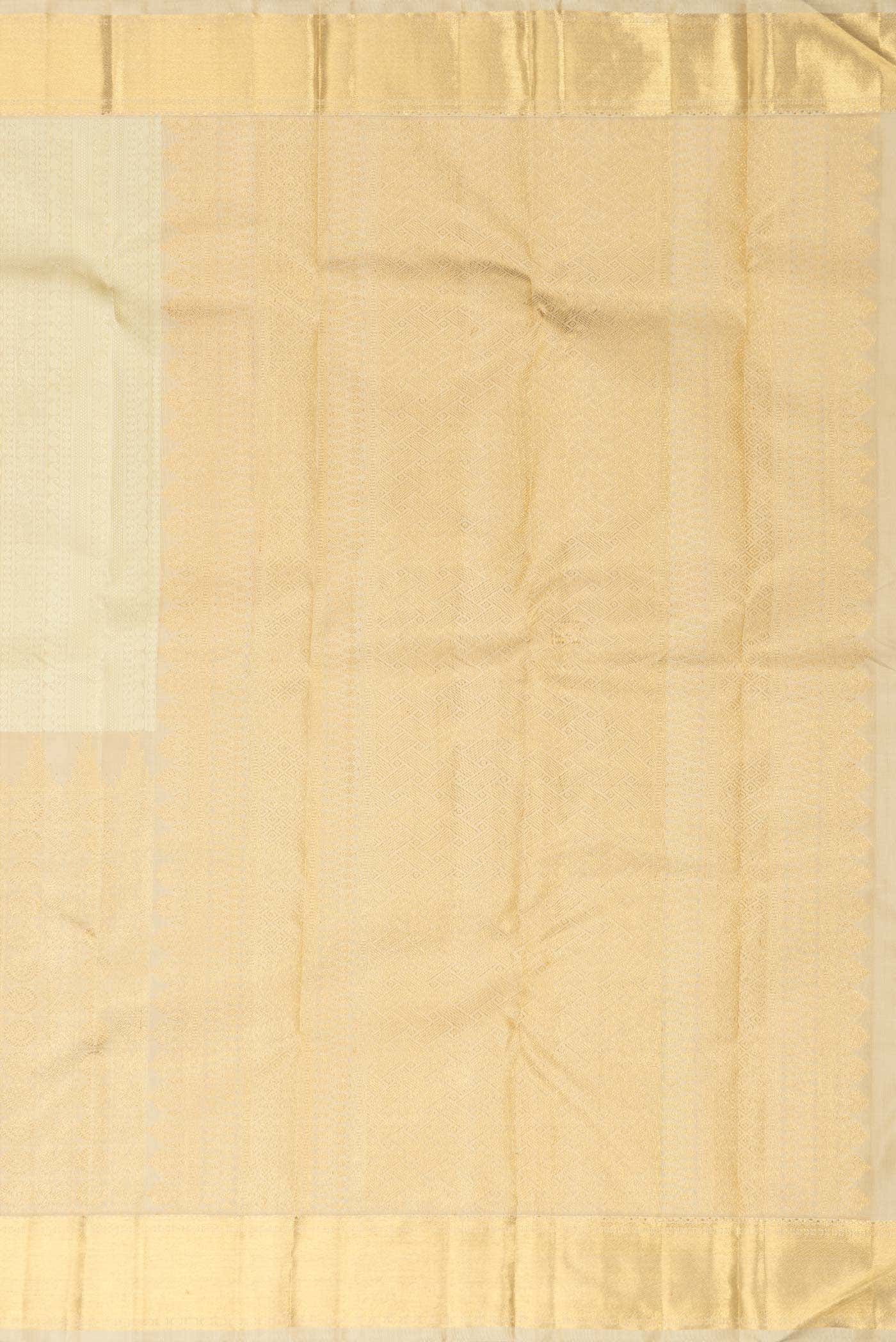 Pure Silk Pure Zari Multi Kanjivaram Saree - Image 5