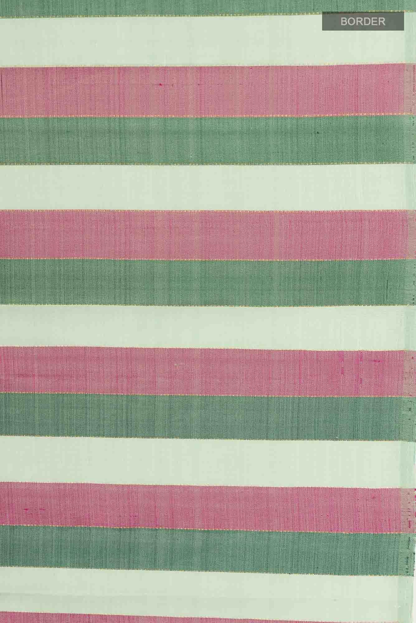 Multi Kanchipuram Silk Saree - Image 5