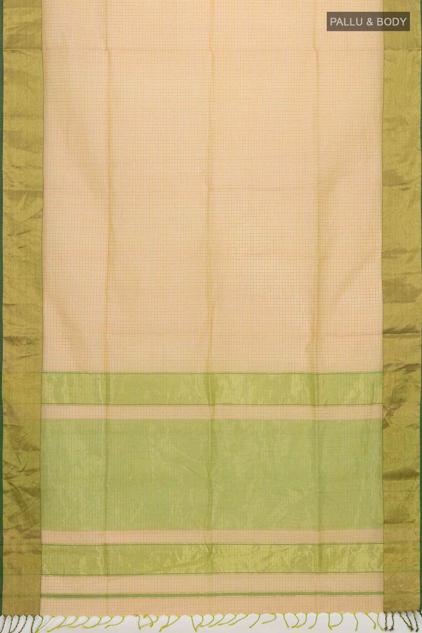 Multi Maheshwari Silk Cotton Saree - Image 2