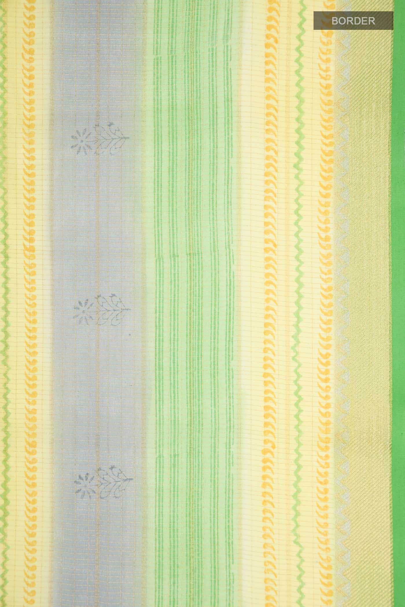 Multi Mysore Georgette Saree - Image 4