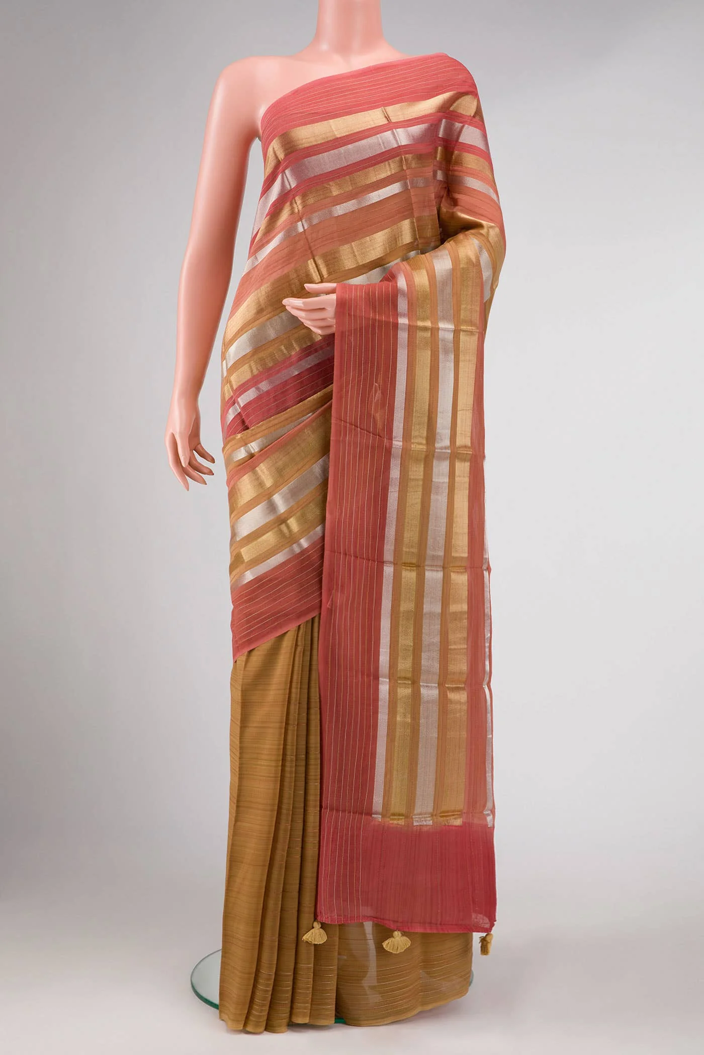 Multi Mysore Georgette Saree