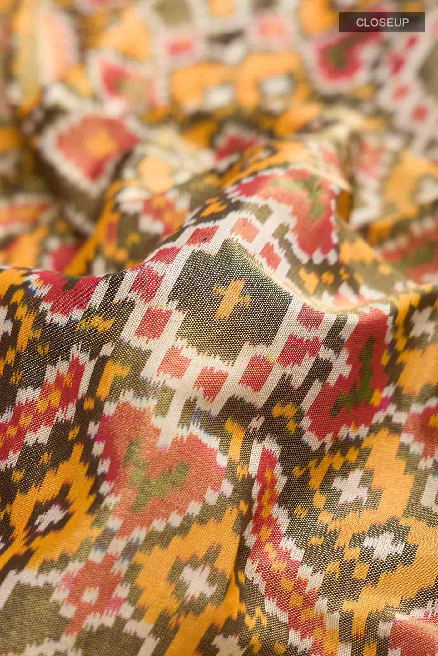 Multi Pochampally Silk Saree - Image 2