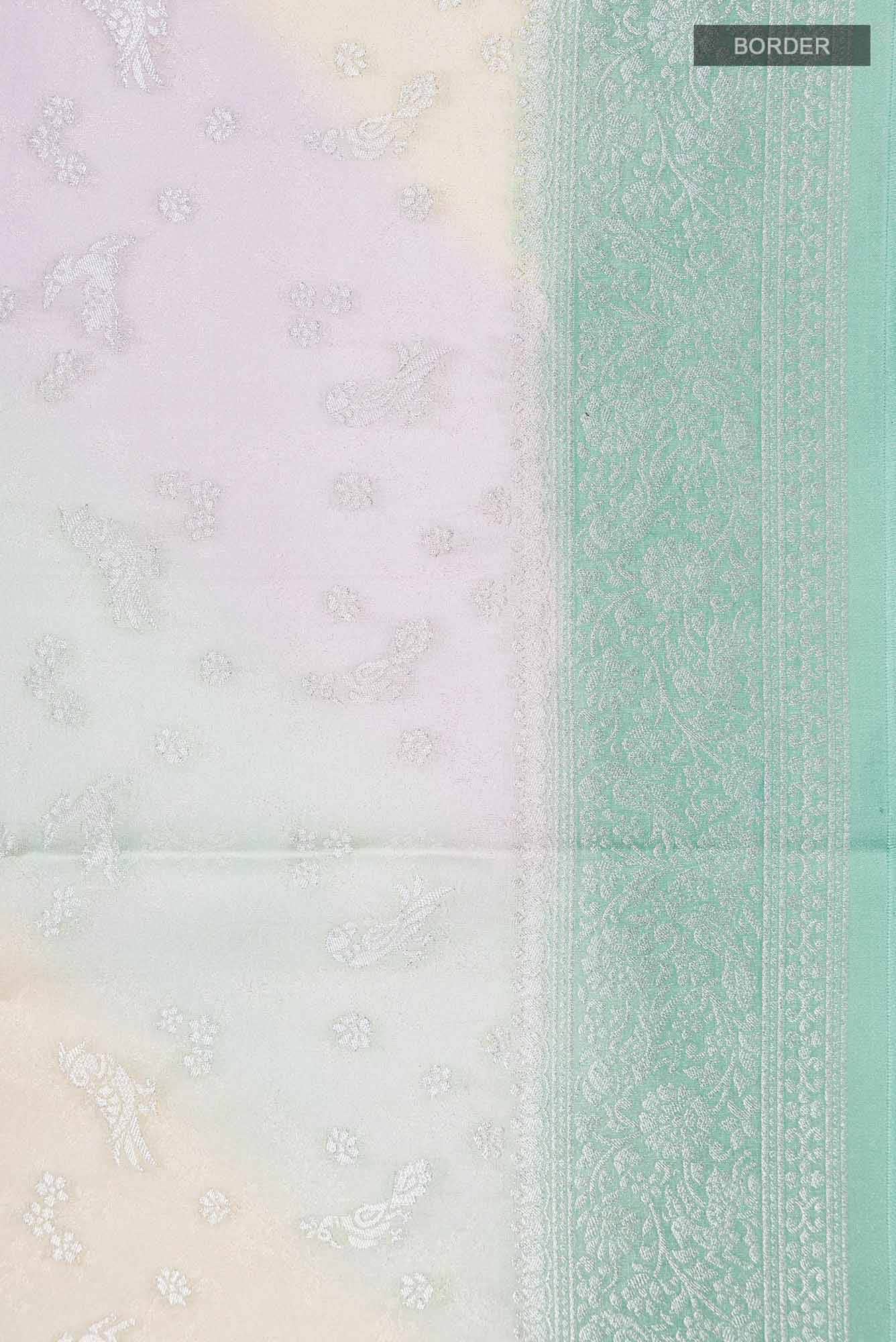 Multi Satin Silk Saree - Image 4