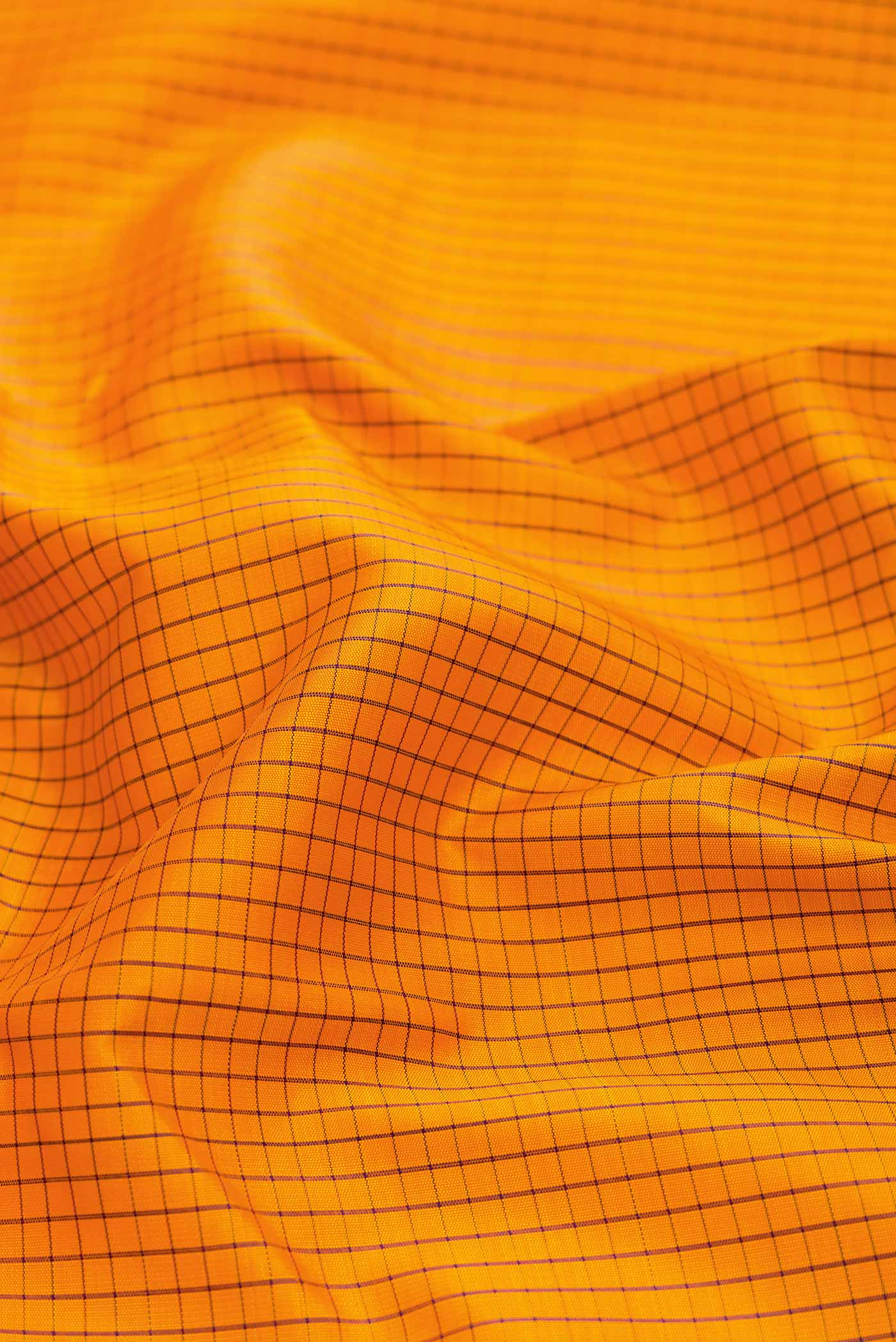 Mustard Dual Tone Kanjivaram Saree - Image 2