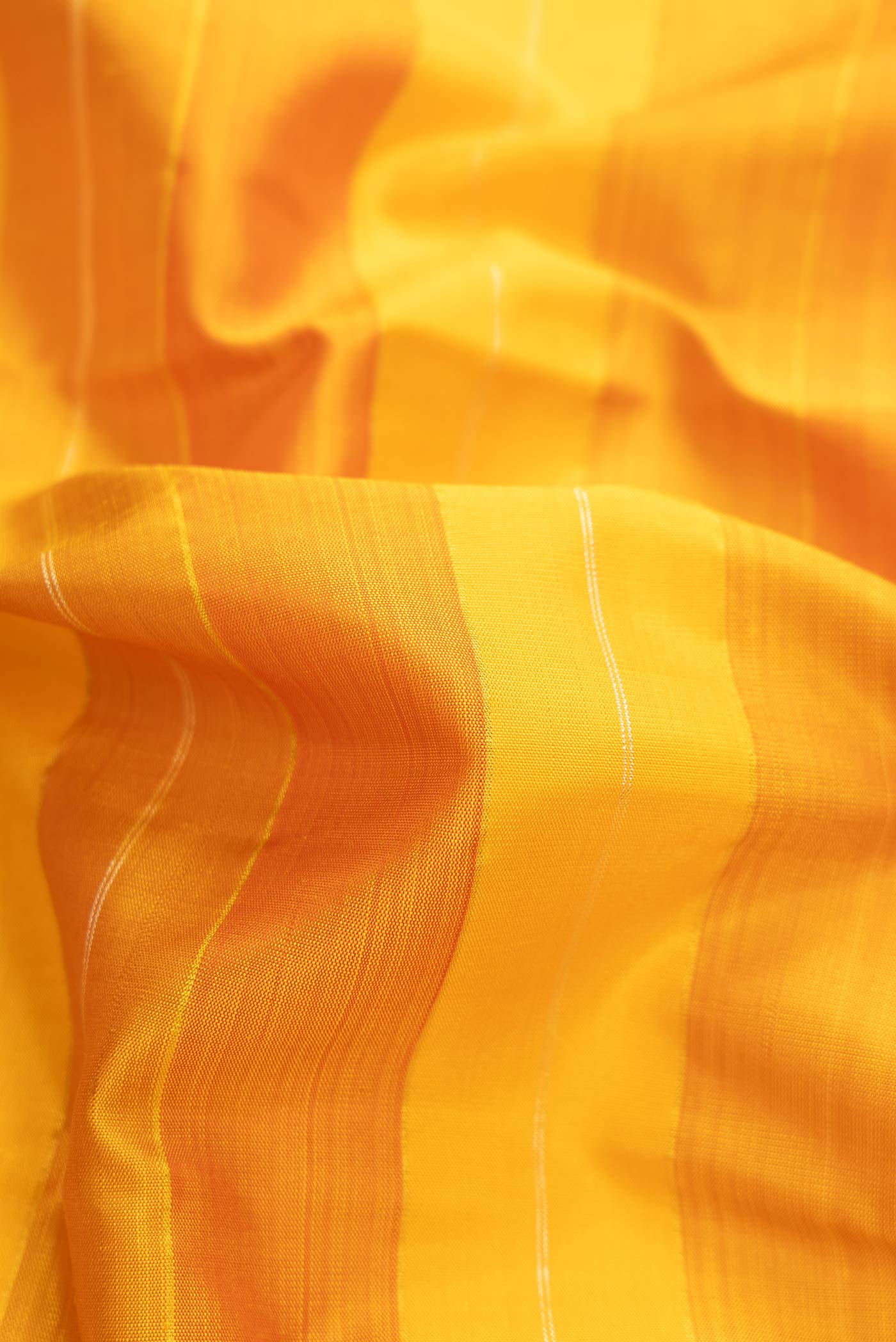Mustard Dual Tone Kanjivaram Silk Saree - Image 2