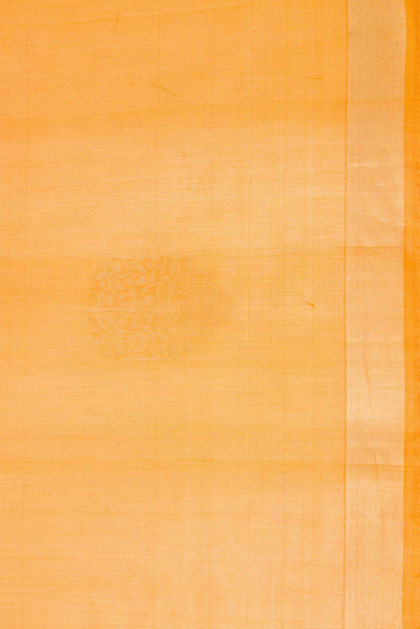 Mustard Dual Tone Silk Cotton Saree - Image 3