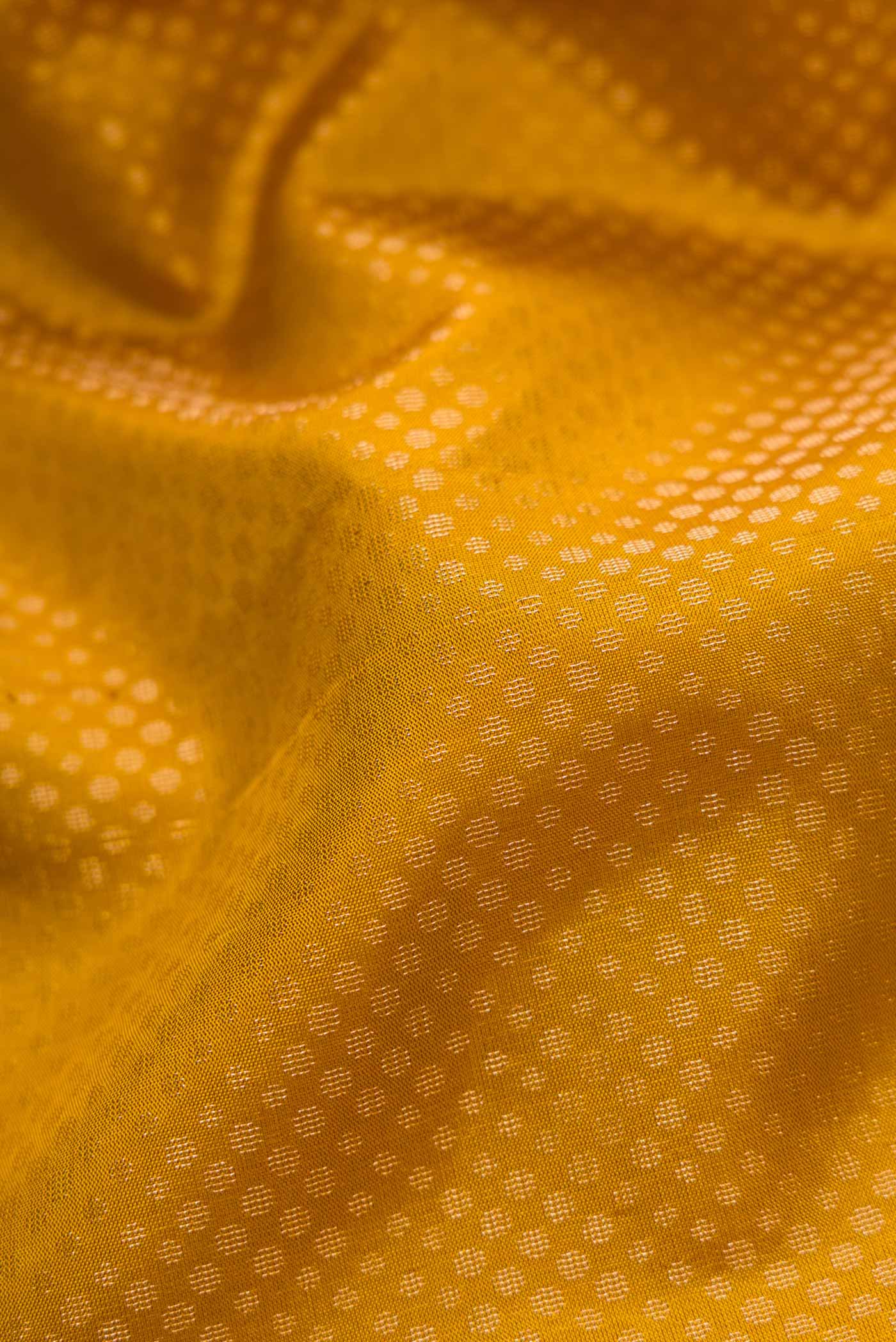 Mustard Dual Tone Soft Silk Saree - Image 2