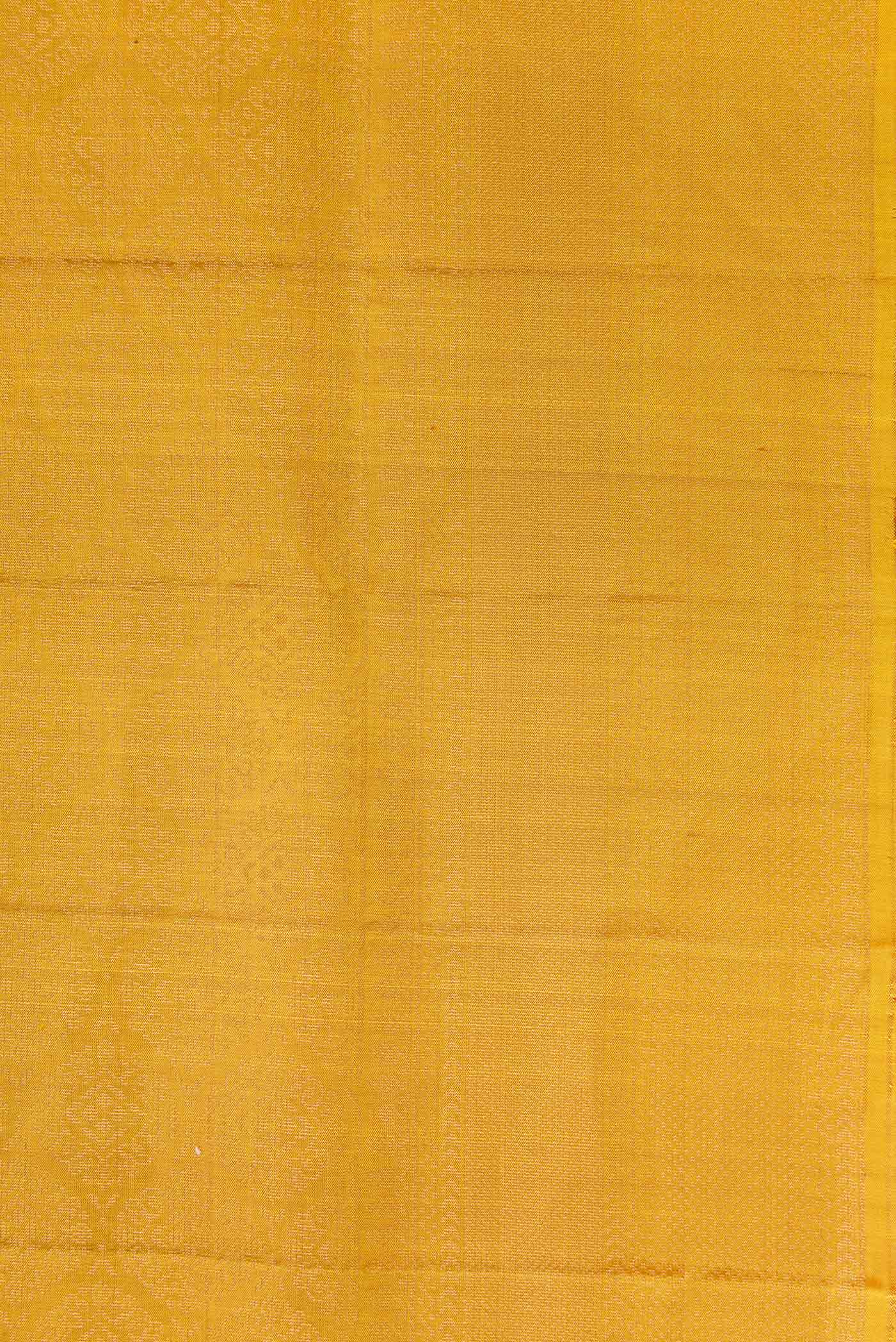 Mustard Dual Tone Soft Silk Saree - Image 3
