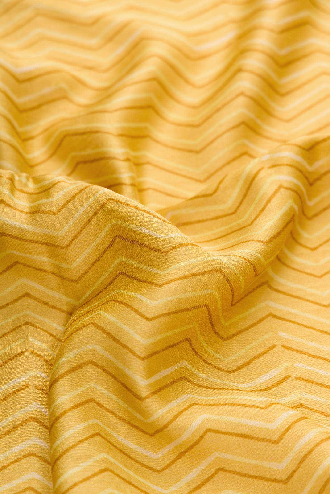 Mustard Dual Tone Tussar Silk Saree - Image 2
