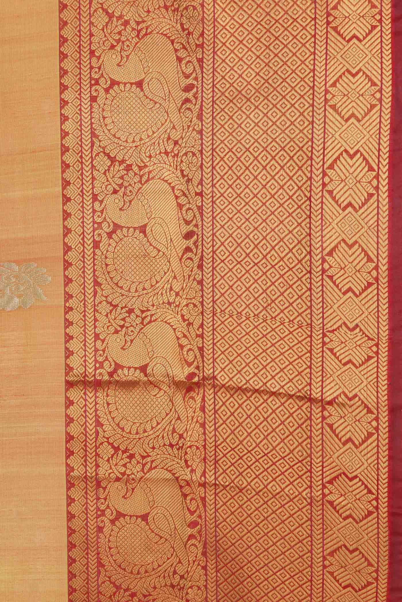 Multi Color Uppada Silk Saree - Image 3