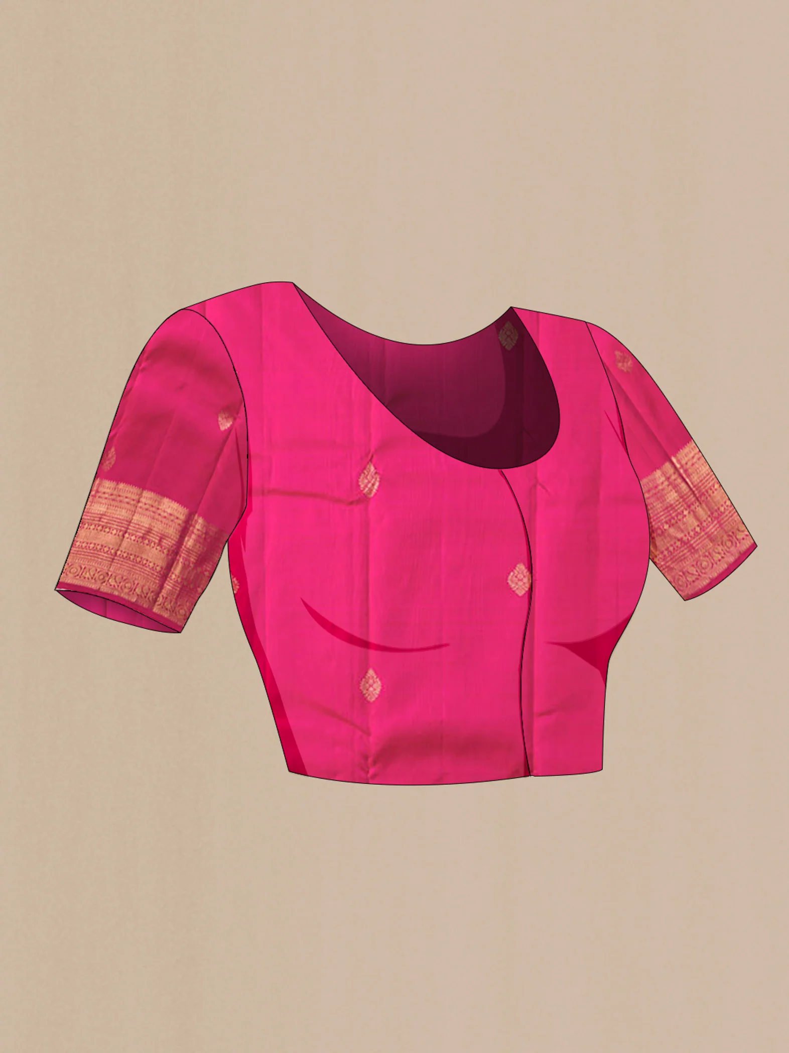Mustard Kanjivaram Silk Saree - Image 5
