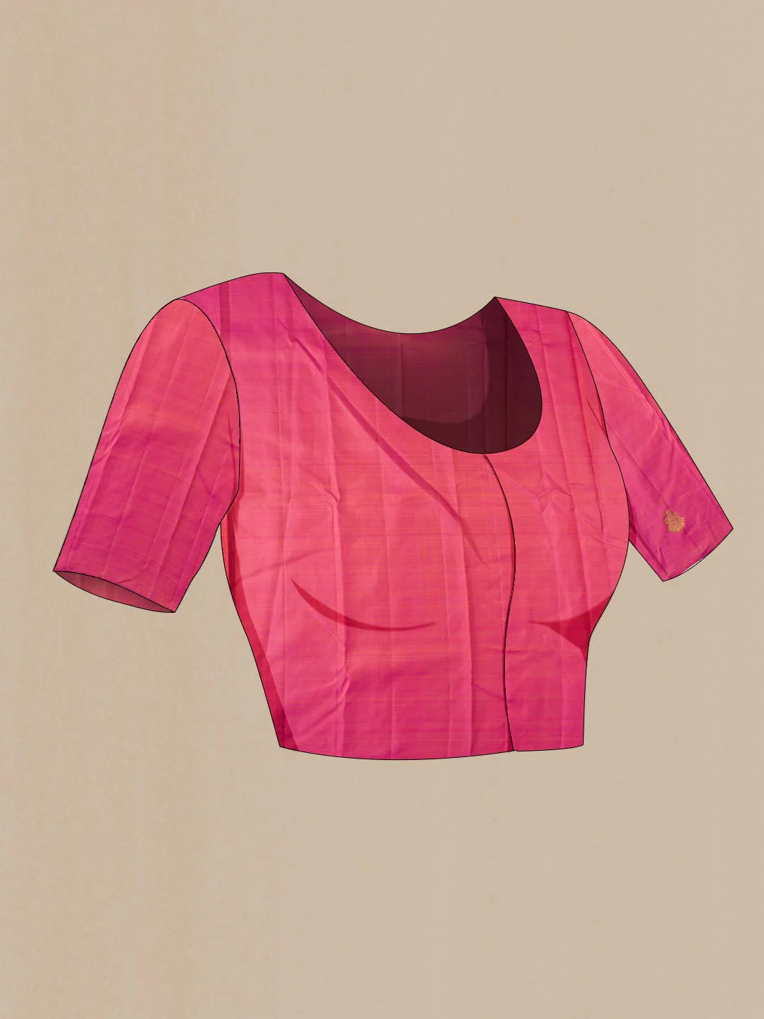 Mustard Kanchipuram Silk Saree - Image 6