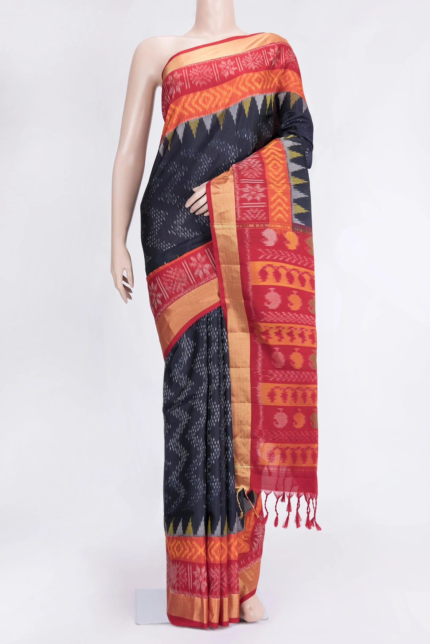 Navy Blue Soft Silk Saree