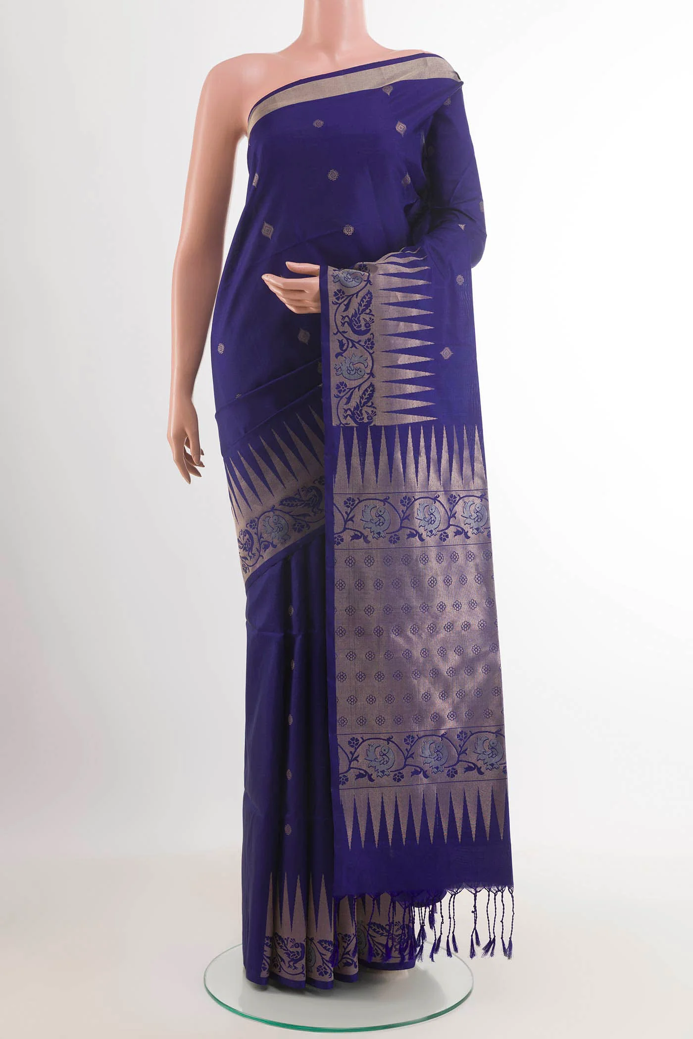 Dark Blue Soft Silk Saree