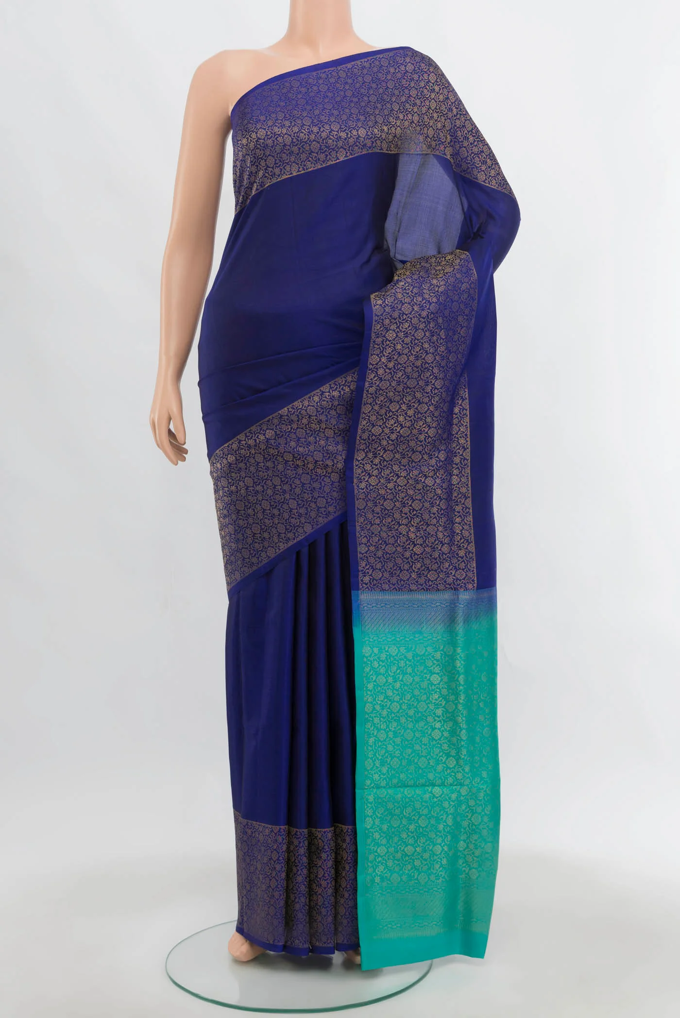 Dark Blue Soft Silk Saree
