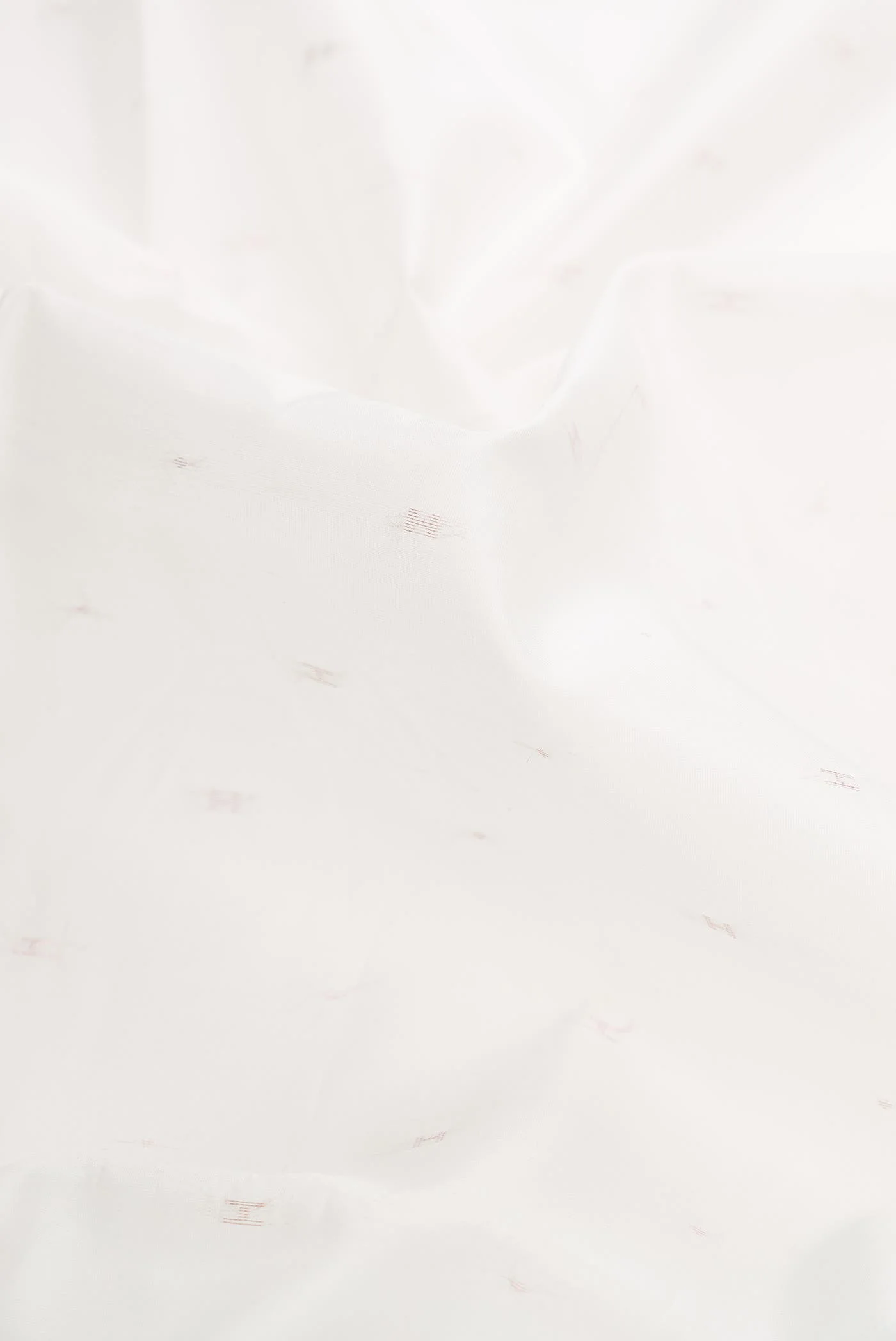 Off White Silk Cotton Saree - Image 2