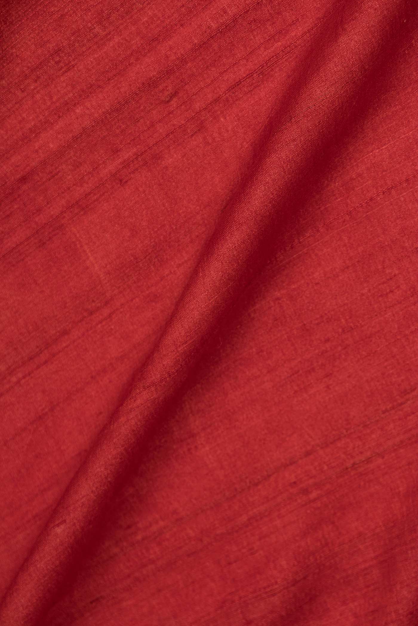 Orange Dual Tone Tussar Saree - Image 2