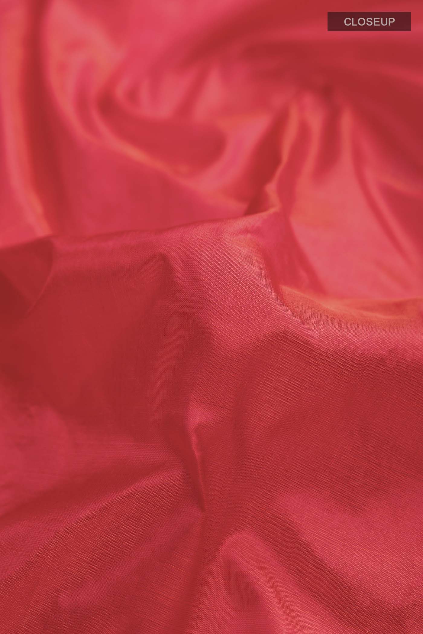 Orange Kanchipuram Silk Saree - Image 2
