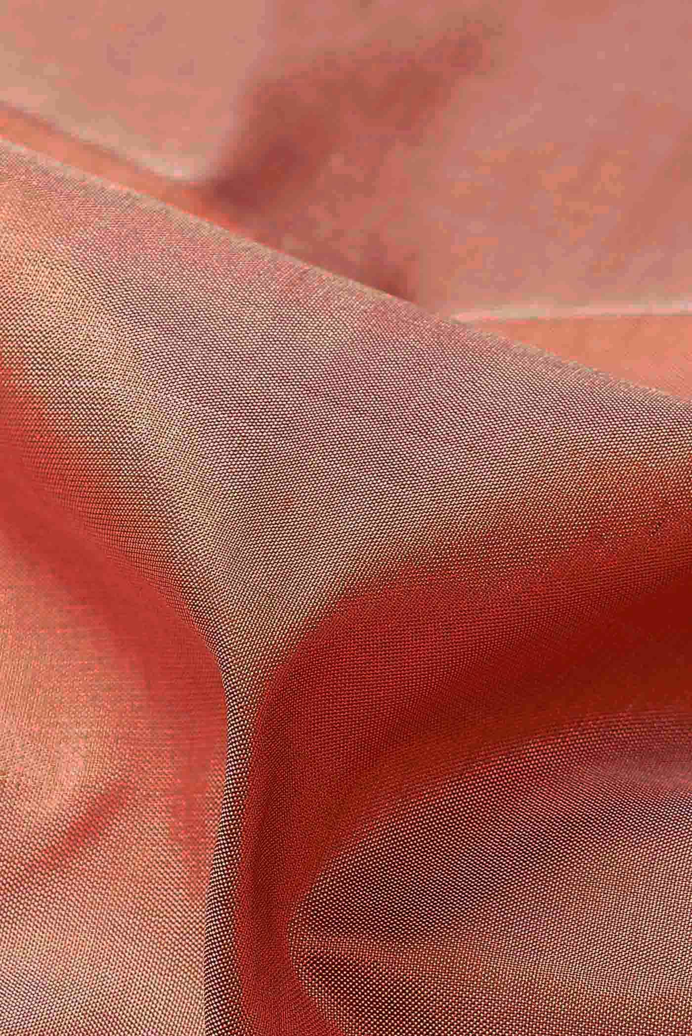 Orange Orissa Silk Saree - Image 3